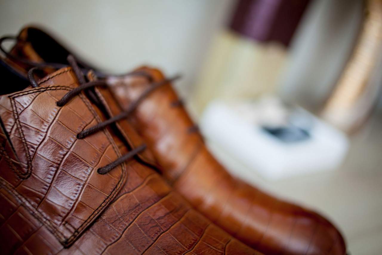 Los Zapatos hombre de piel de Ortiz & Reed