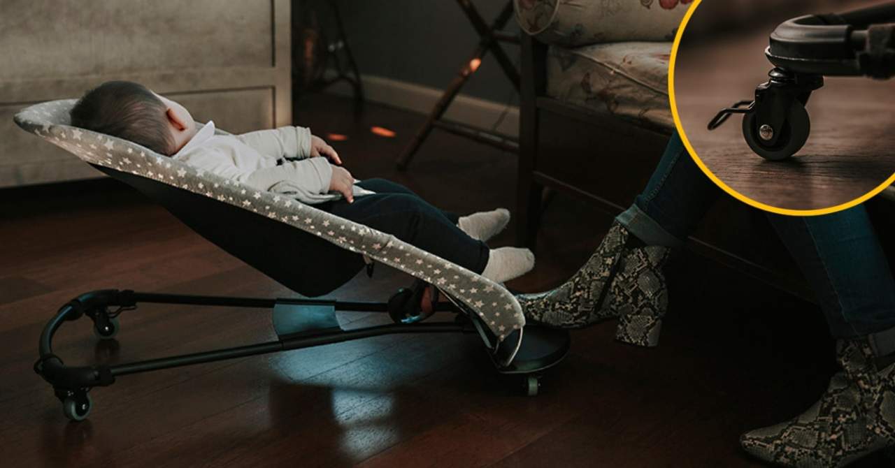 La empresa española Ride&GoBaby vende la hamaca con ruedas estrella