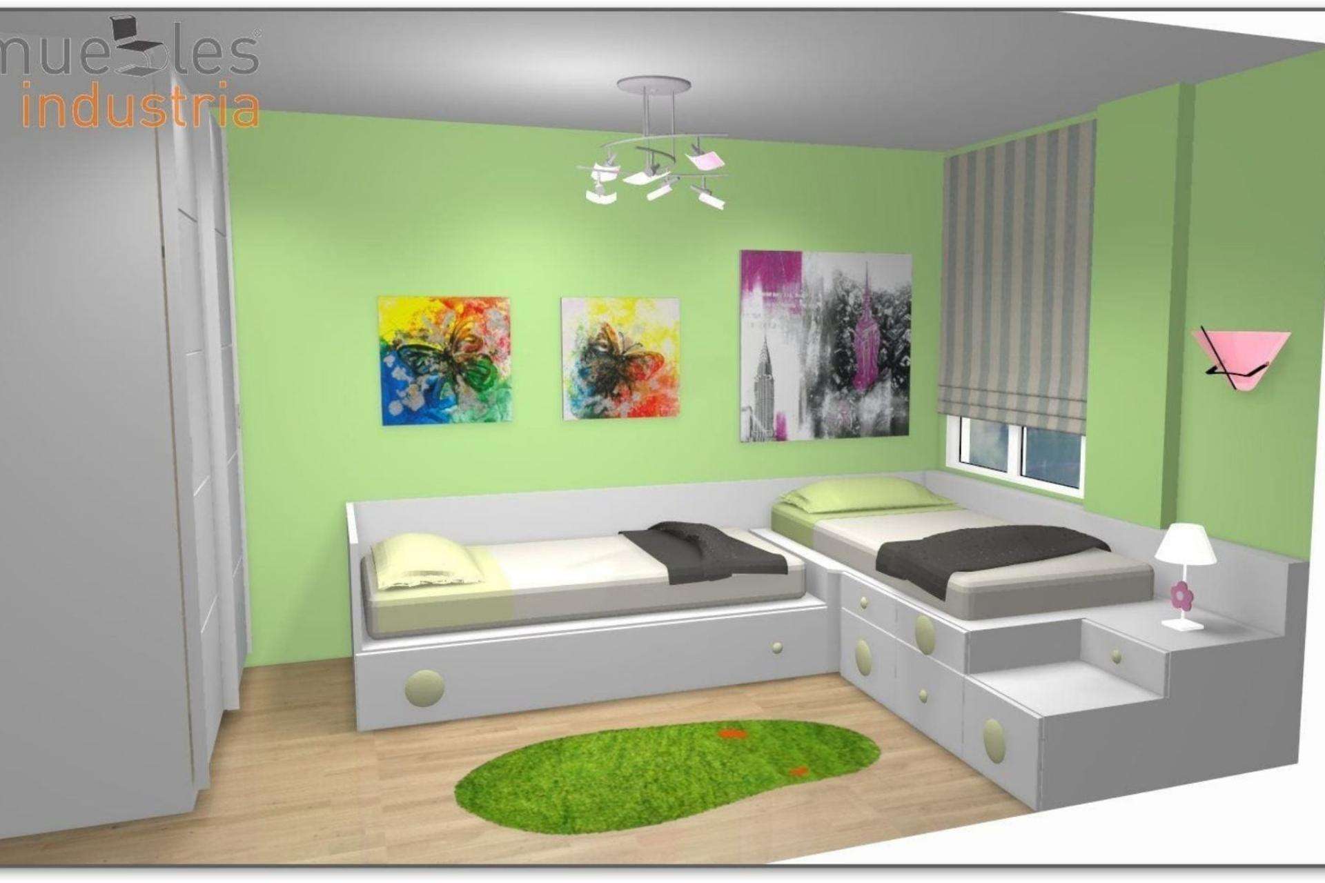 Diseño muebles 3D en Barcelona:  Muebles Industria