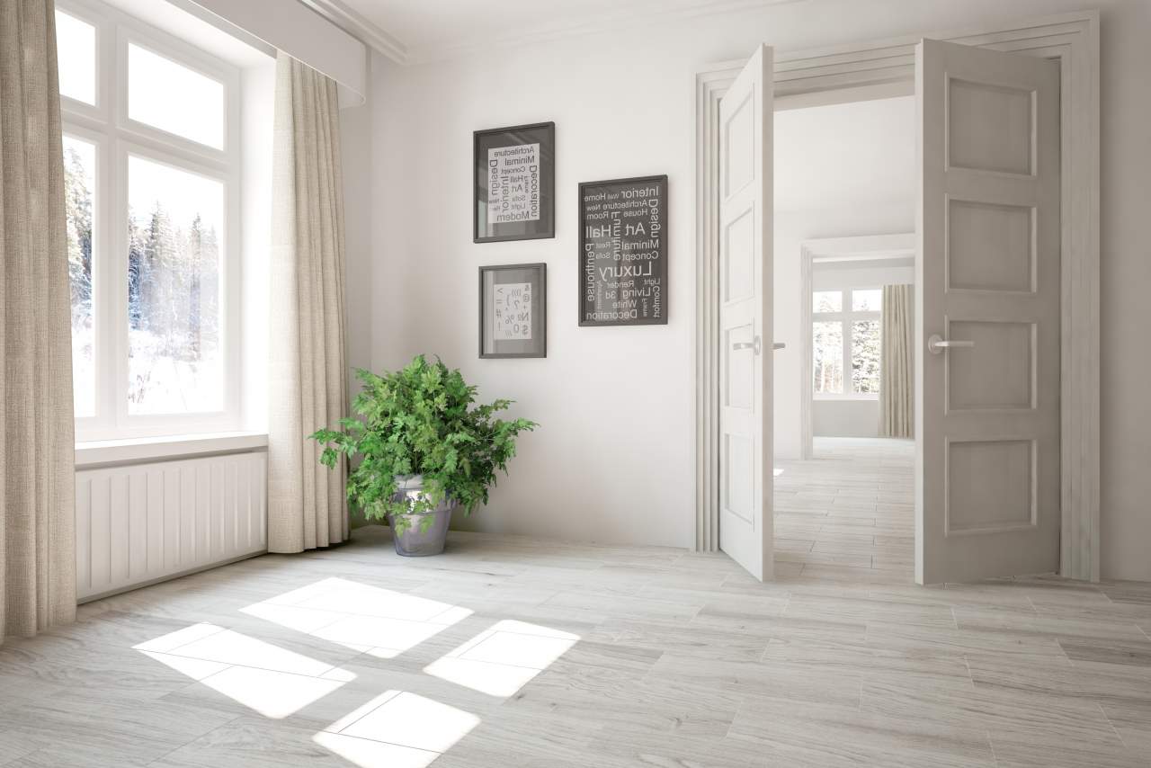 Las puertas blancas de interior de la empresa LosmaStudio son una de las opciones más habituales en la decoración del hogar