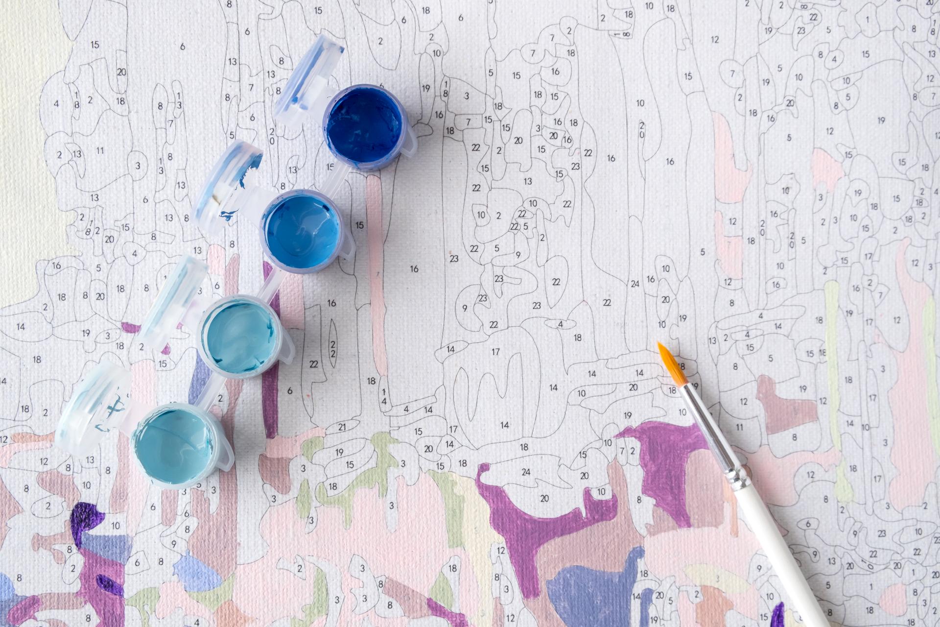 Pintar Números: pintar por números sigue siendo tendencia con el paso de los años