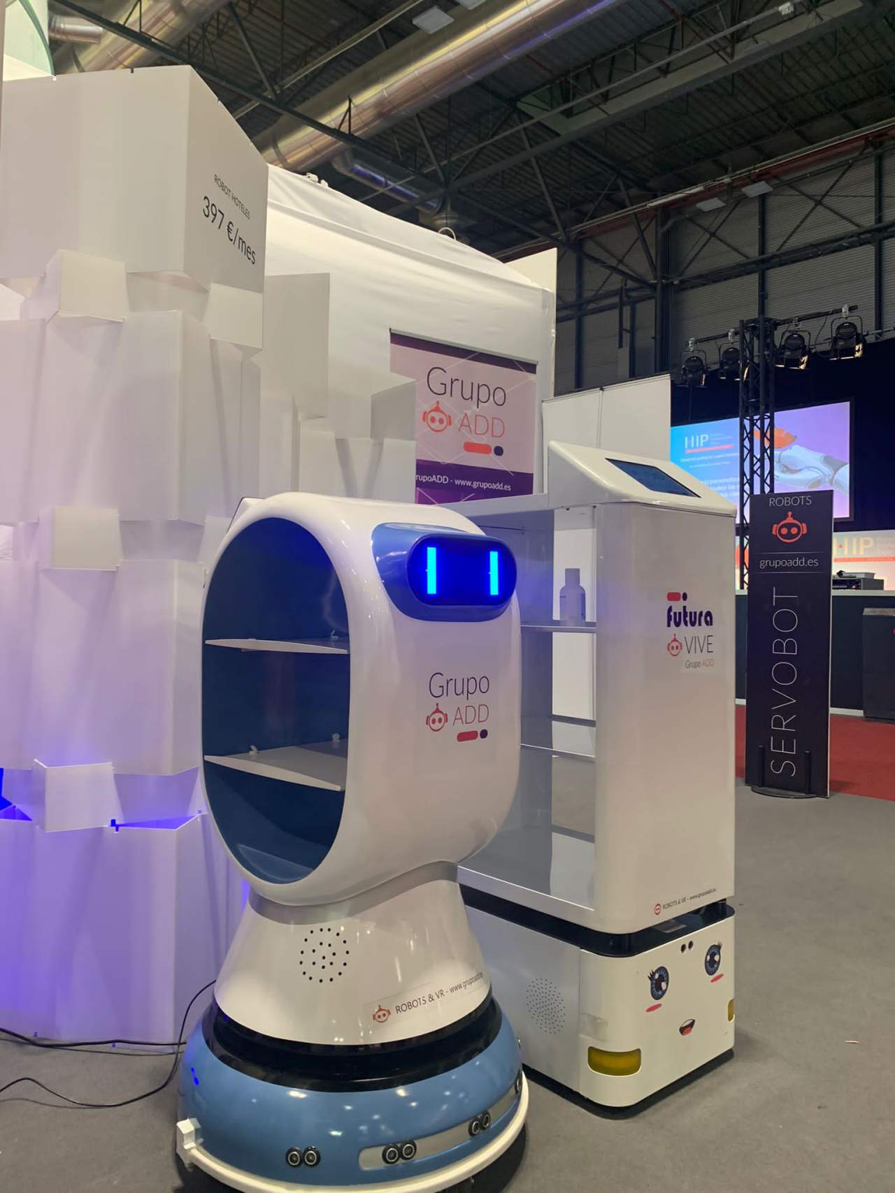 Futura Vive ha creado robots para hoteles