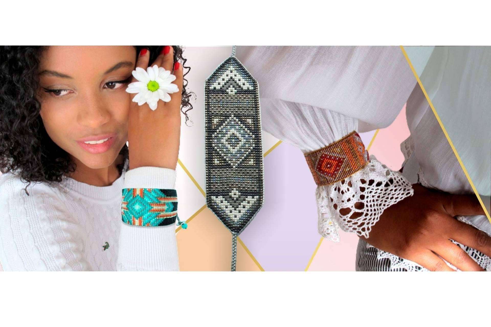 Proyecto solidario: los diseños de pulseras con cristales Miyuki de DKARY