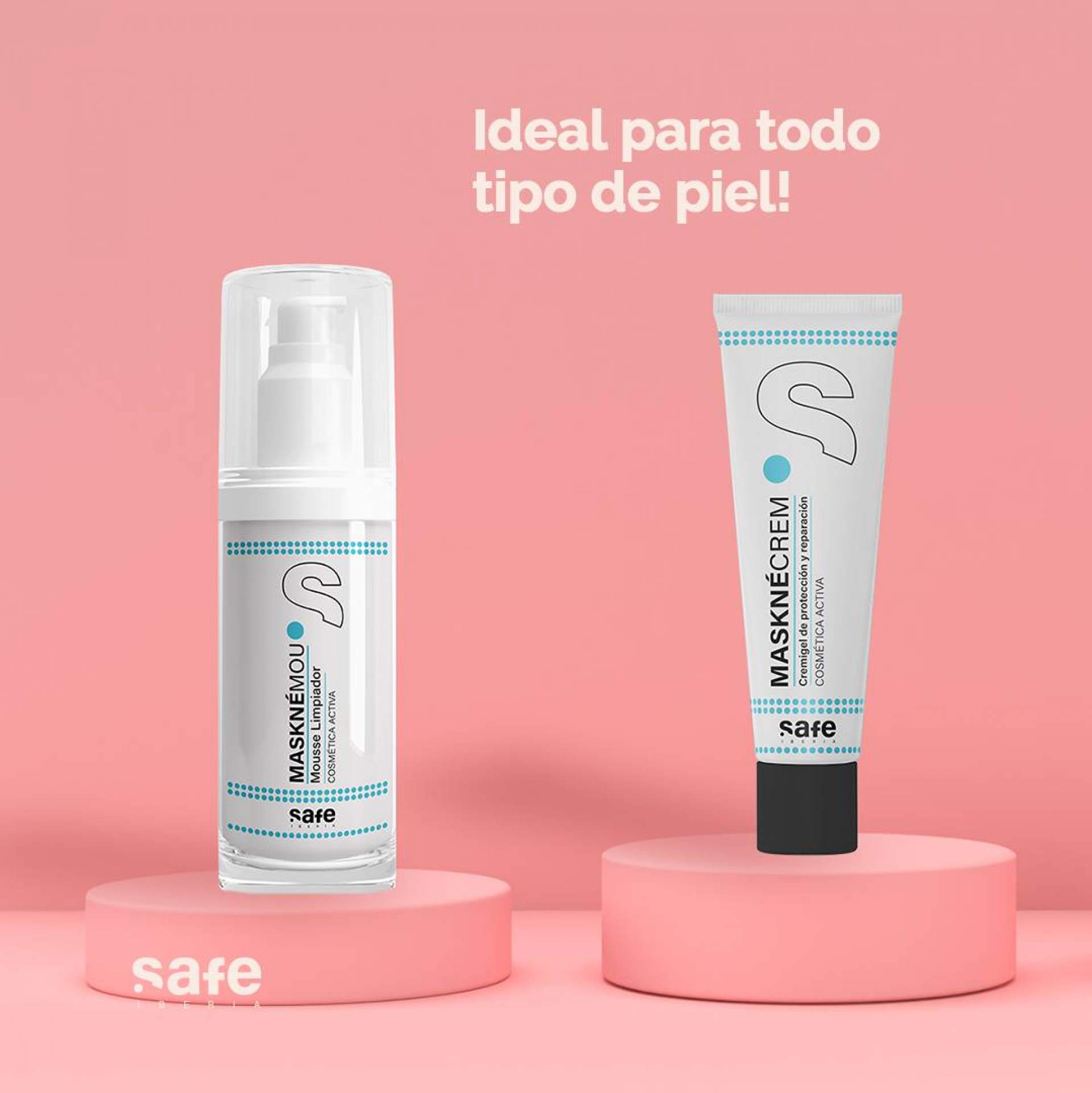 La línea de cosméticos MASKNÉRITUAL de Safe Iberia se consolida como una solución activa y natural para la reacción cutánea