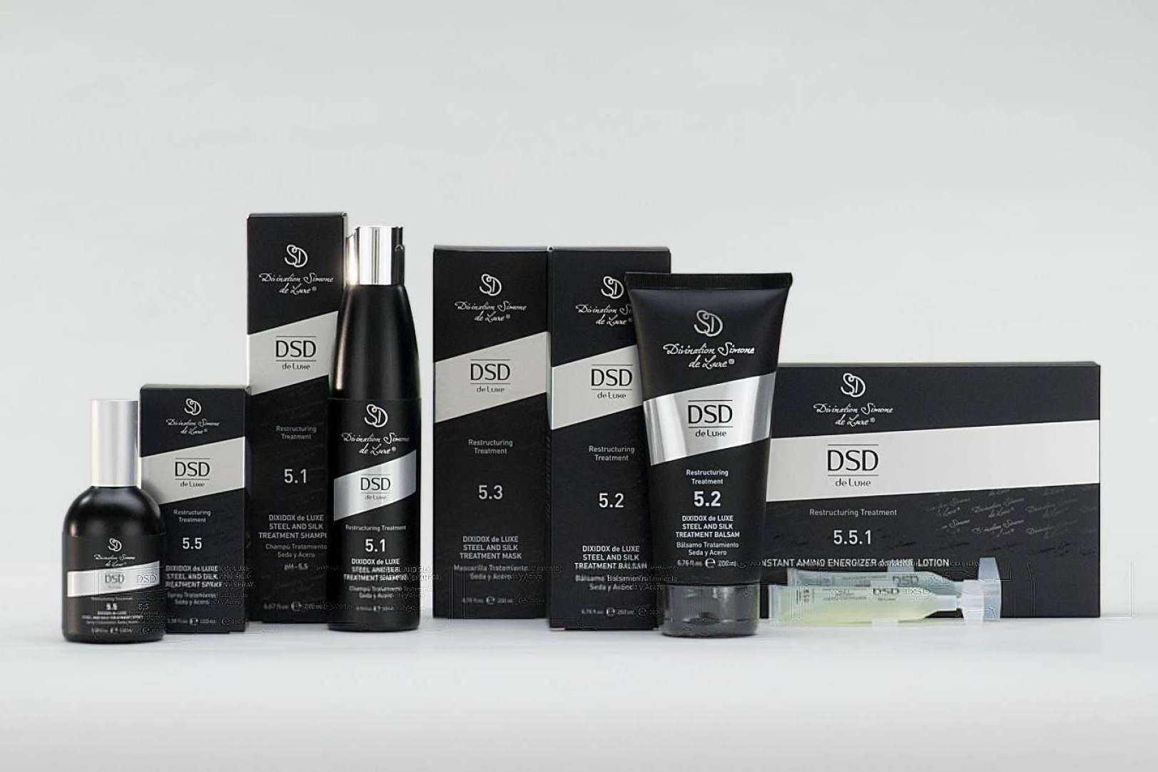 Recuperar la calidad del cabello con la línea 5 reestructurante de DSD de Luxe