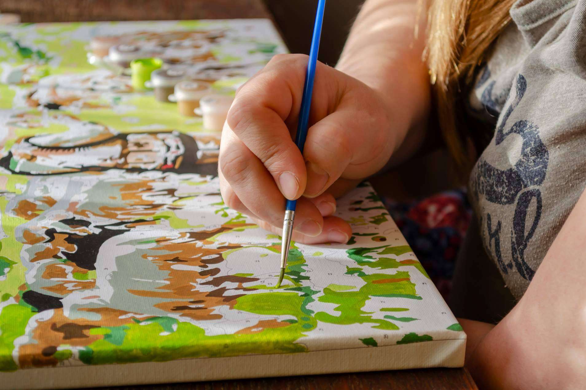 Pintar con números es una de las actividades de ocio que más ha crecido en el último año