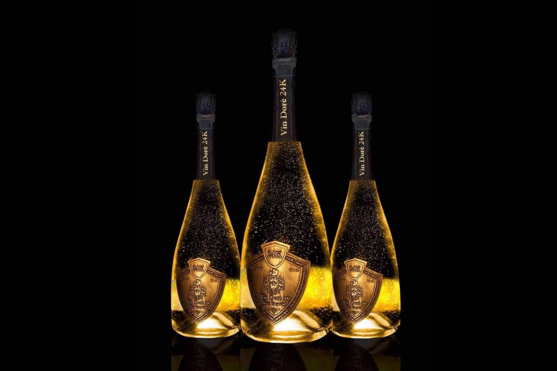 Vin Doré 24K, un vino con mucho glamour y polvo de oro