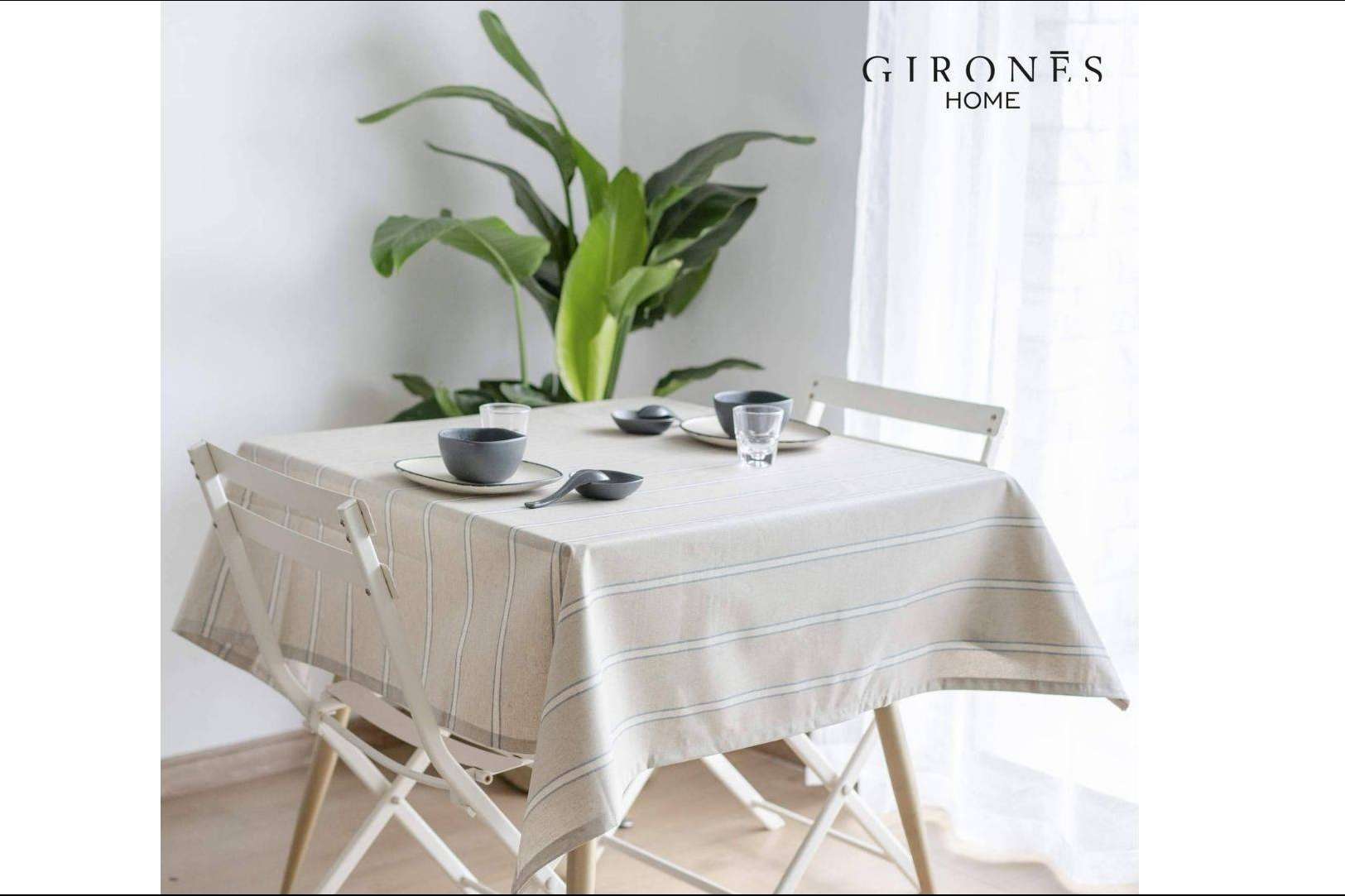 Gironés Home, manteles antimanchas para vestir las mesas con estilo y color