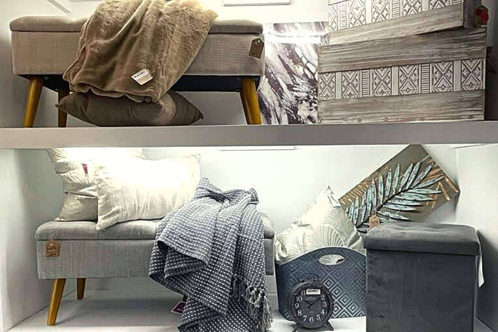 Iglú Tiendas ofrece productos para el hogar como baúles, pufs, maletines, cestos y organizadores de armario