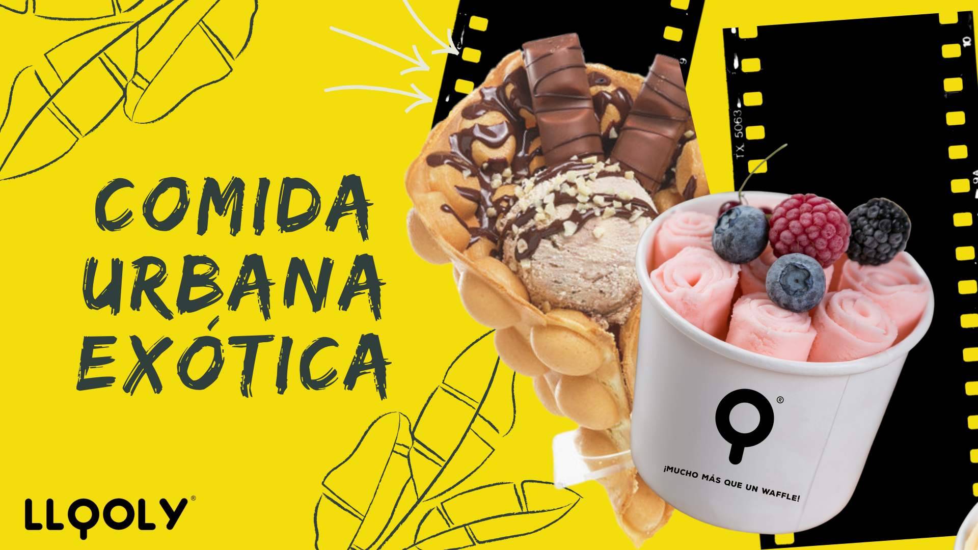 La elaboración de ice rolls y bubble waffles, un negocio que sube como las burbujas, de LLOOLY conquista el mercado