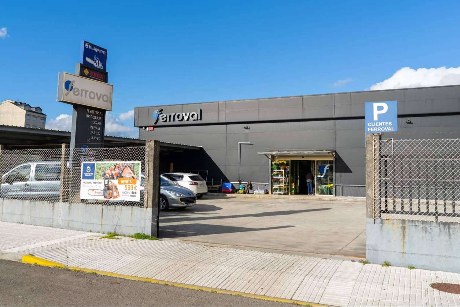 Ferretería Ferroval, el distribuidor oficial de la marca Husqvarna en Val Do Dubra