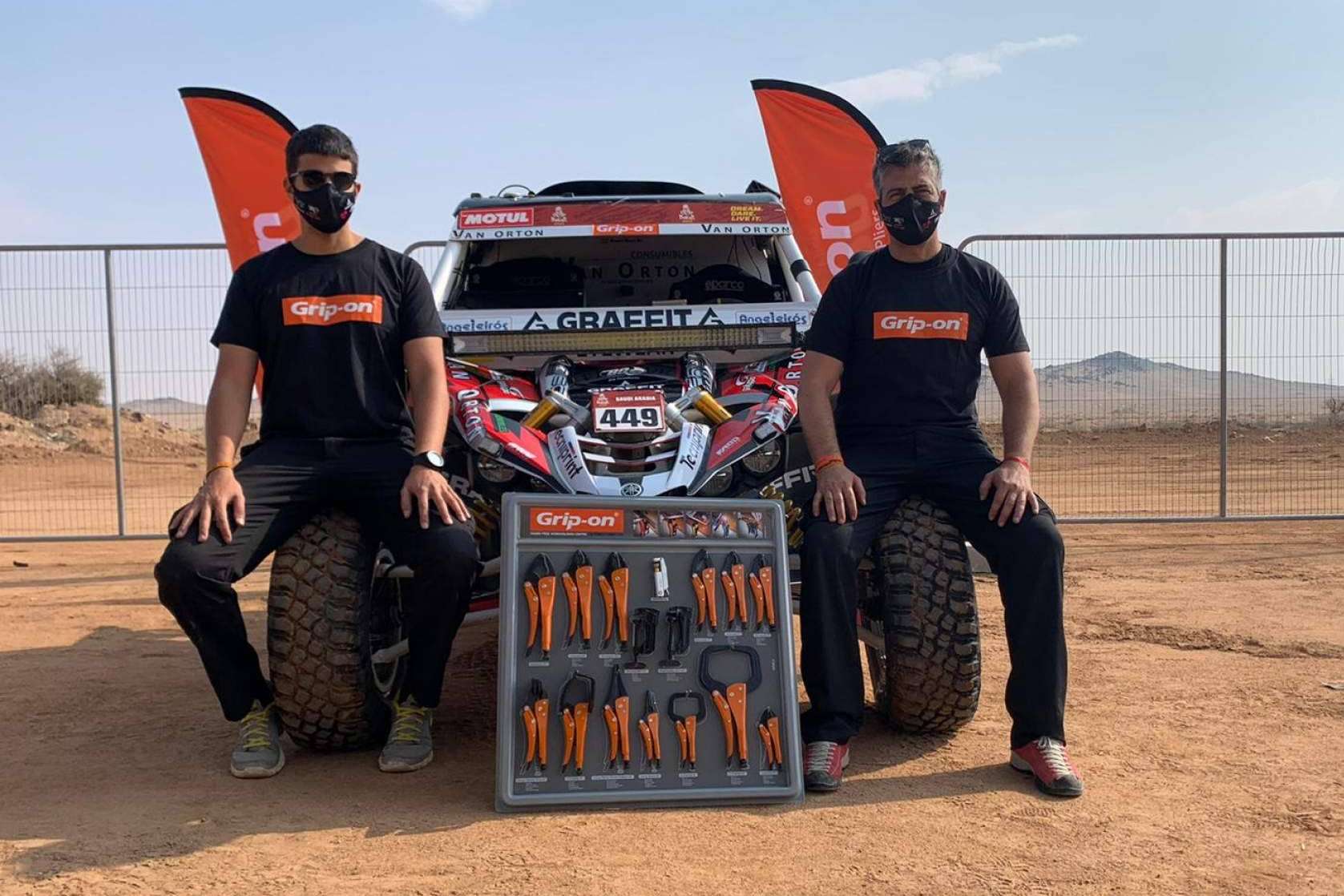 El patrocinio en Dakar 2022 y los abrasivos WinnerFlex de Grip-On