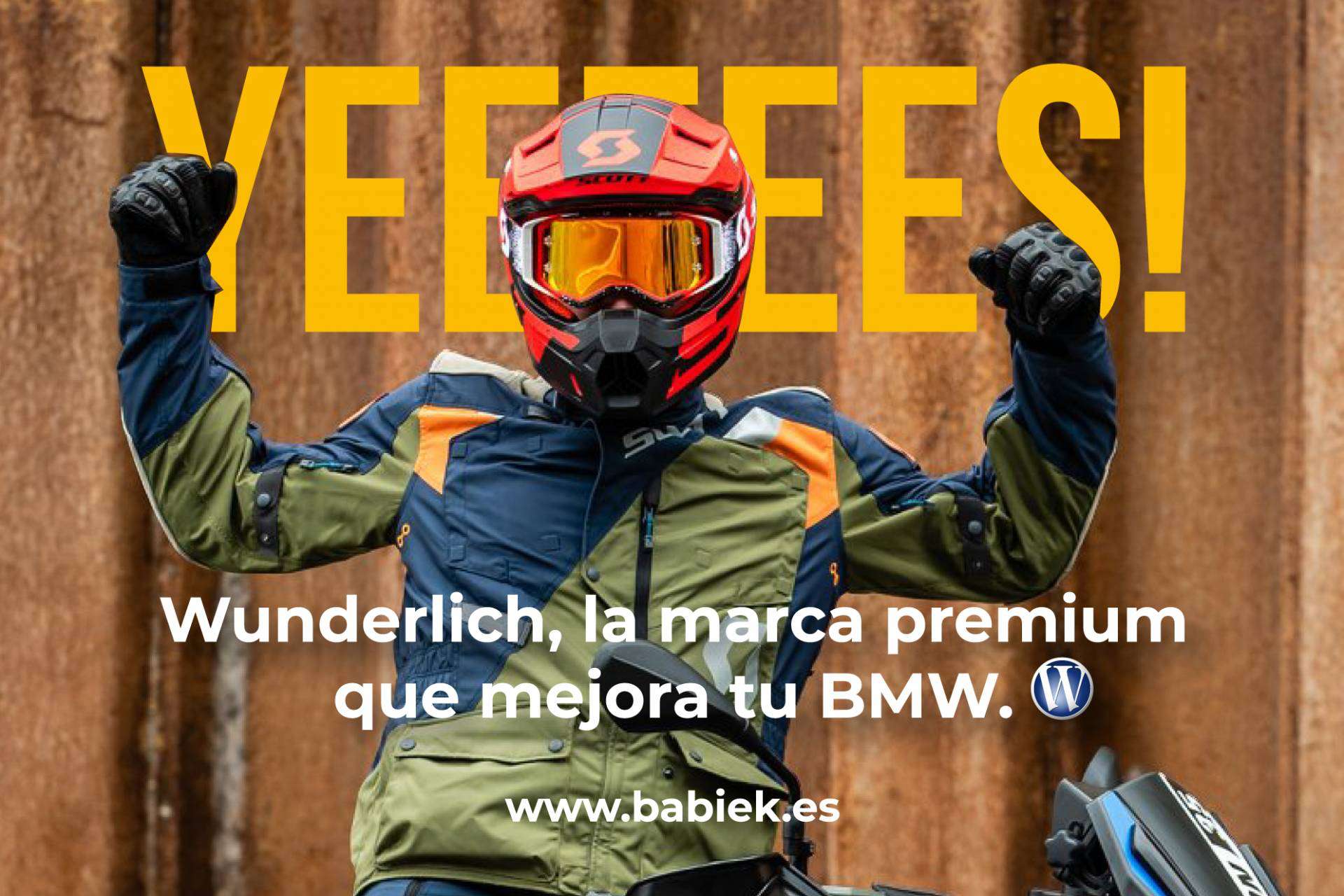 ¿Por qué Babiek Moto Adventure aconseja la firma Wunderlich para la moto?
