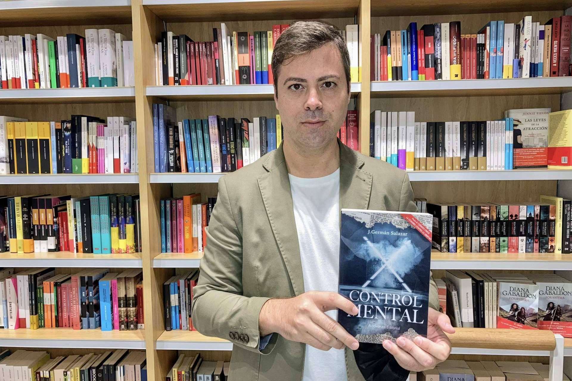 Germán Salazar, el autor de la novela que ha sido todo un éxito de ventas en Amazon España y Kindle titulada X Control Mental