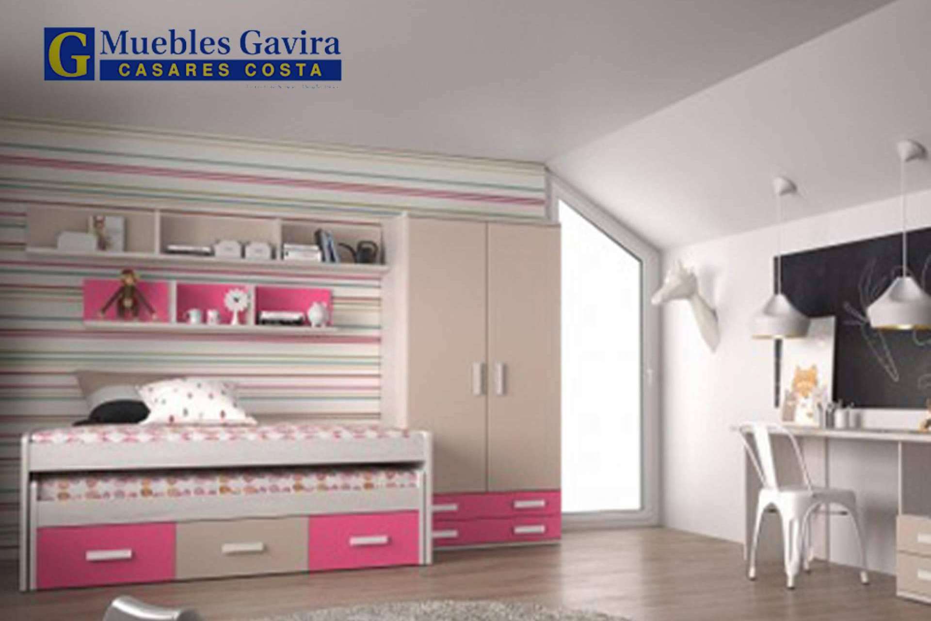 Las tendencias y recomendaciones que ofrece Muebles Gavira en composición de dormitorios juveniles modernos