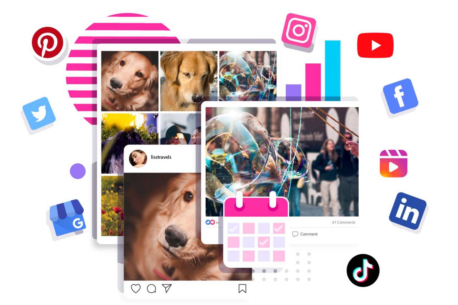 Programar los vídeos de Instagram Reels y TikTok con SocialGest