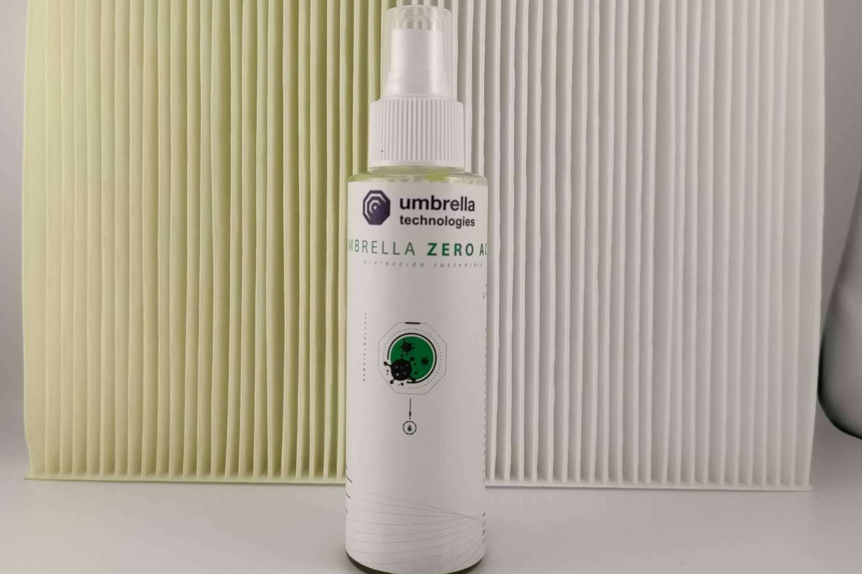 Umbrella Zero AC3, el recubrimiento permanente que elimina el virus del COVID-19 en filtros de aires acondicionados y ventilación