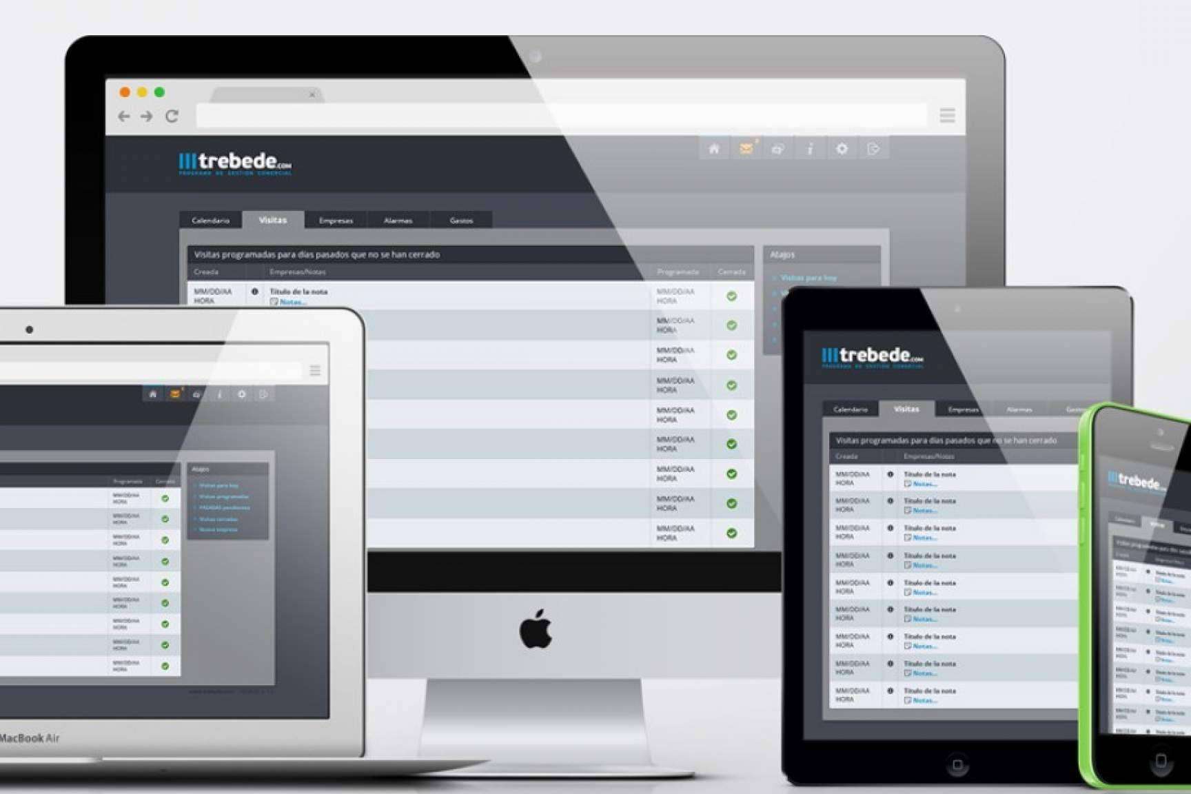 CRM para teleco y energía, con Trebede