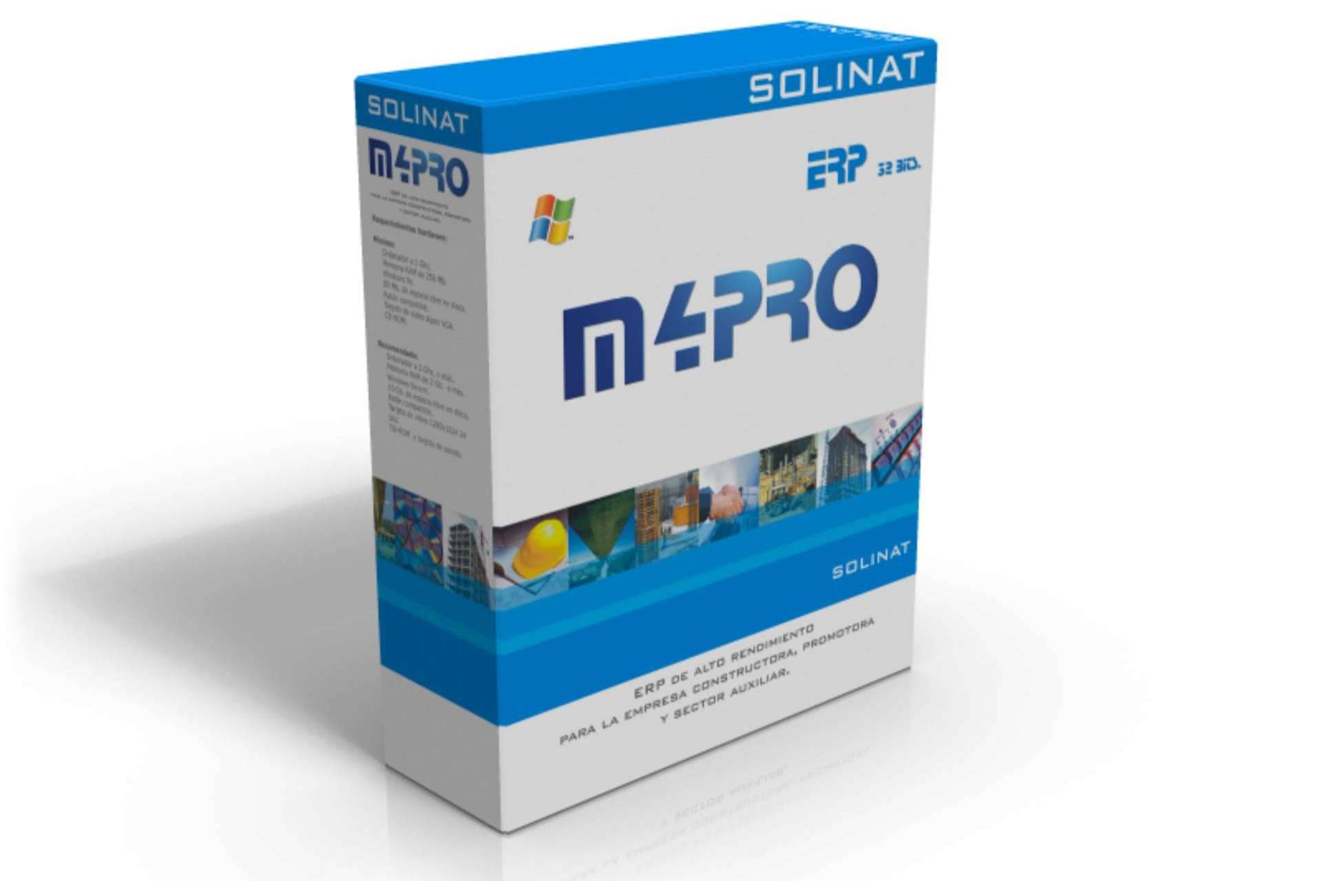 El software ERP de SOLINAT está especializado en la gestión de obras, de alto rendimiento y máximas prestaciones
