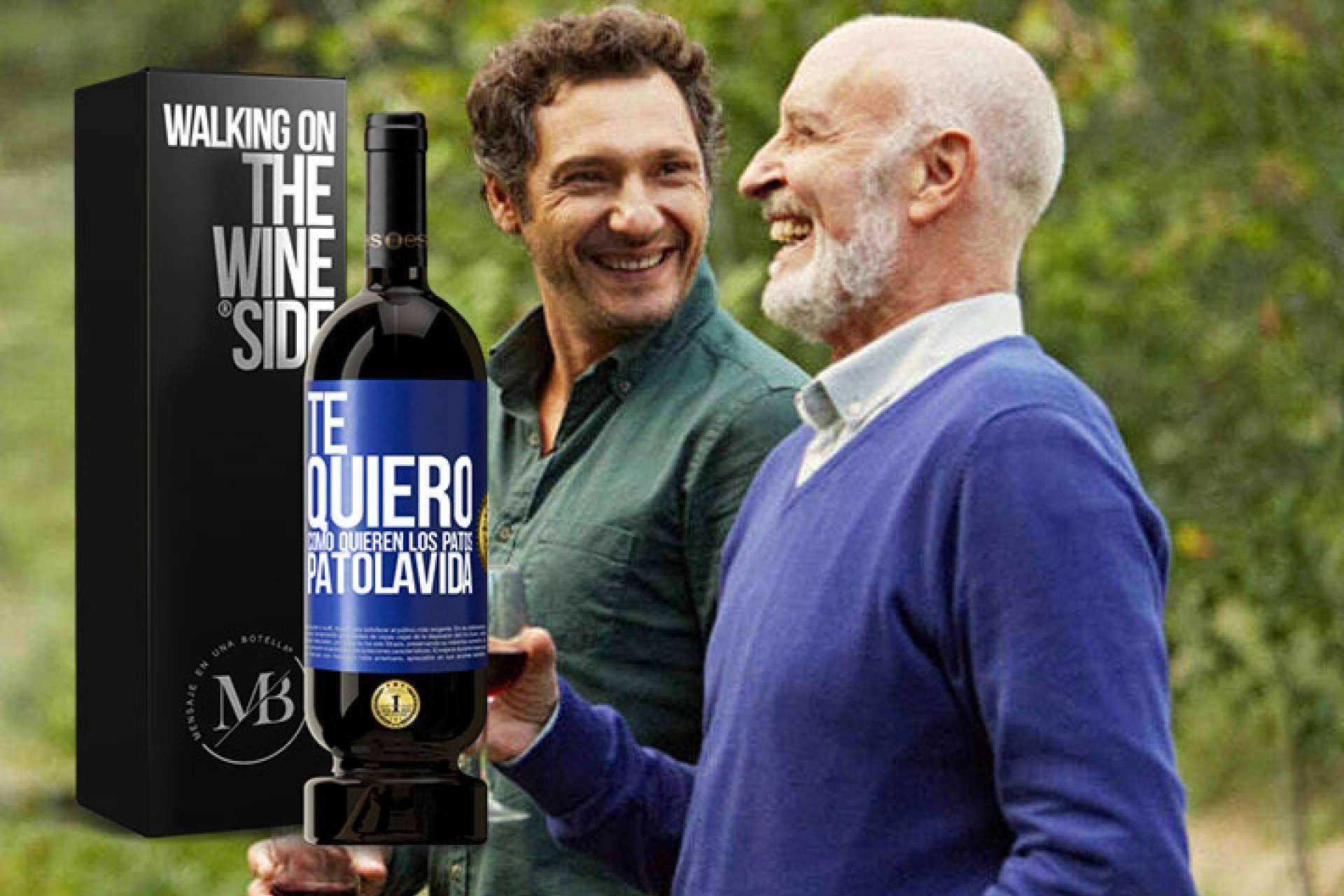 Las botellas de vino personalizadas son el regalo ideal para el Día del Padre