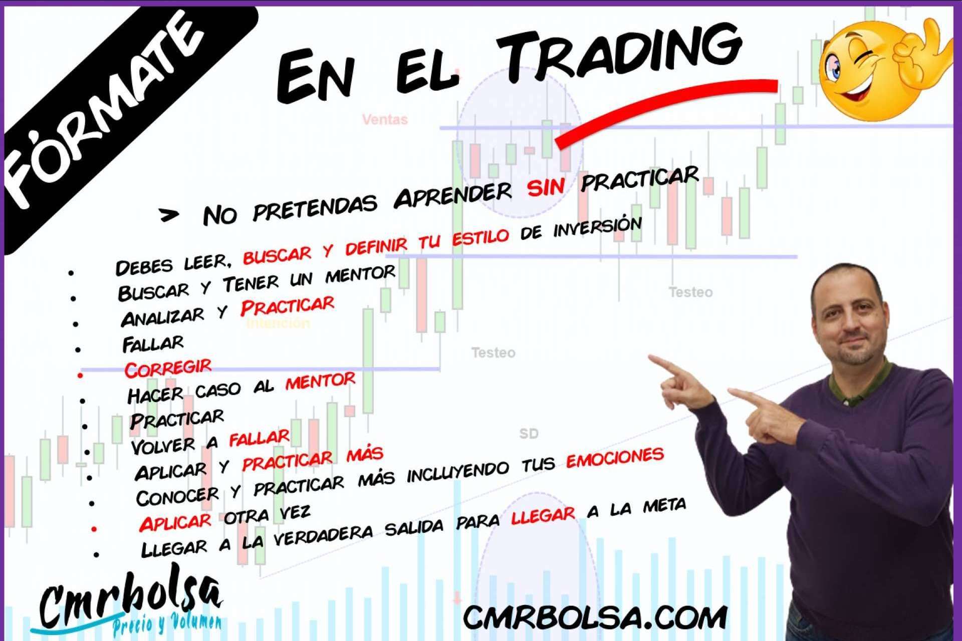 Carlos Martín Rodríguez afirma que 'Si no estás dispuesto a trabajar duro mejor aléjate del trading'