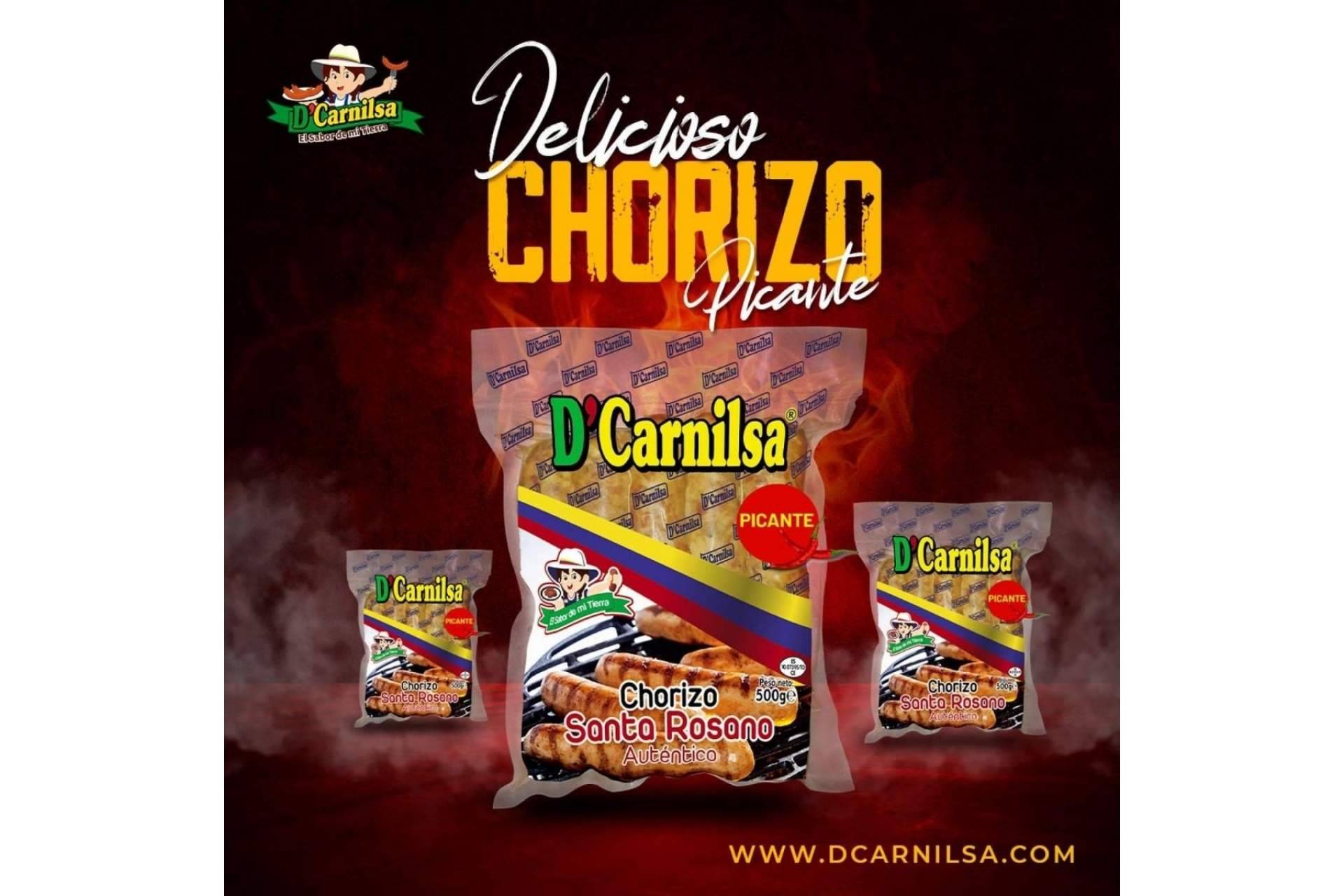 D'Carnilsa ofrece el chorizo Santa Rosano, uno de los mejores chorizos colombianos