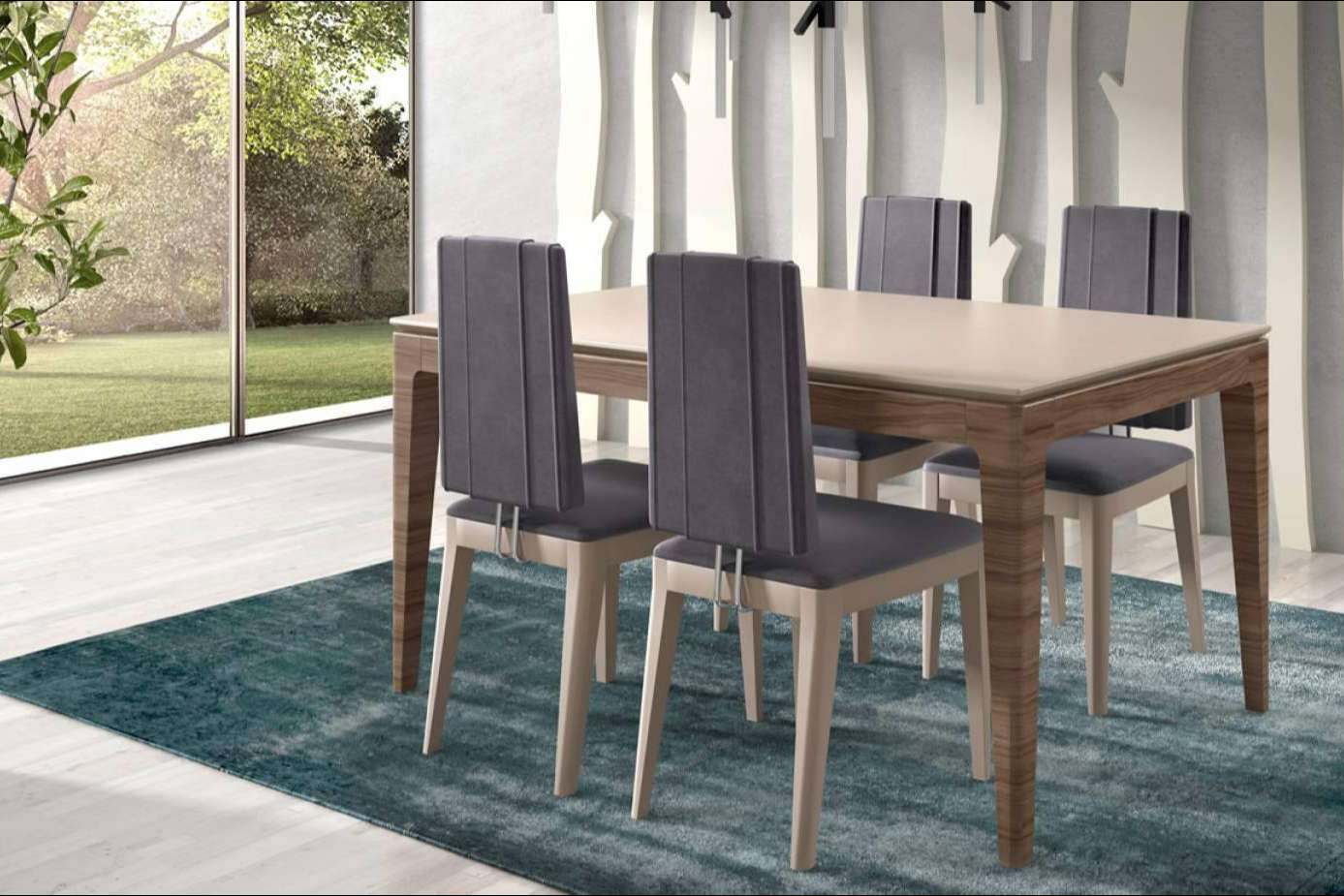 Monrabal Chirivella ofrece mesas de comedor de madera