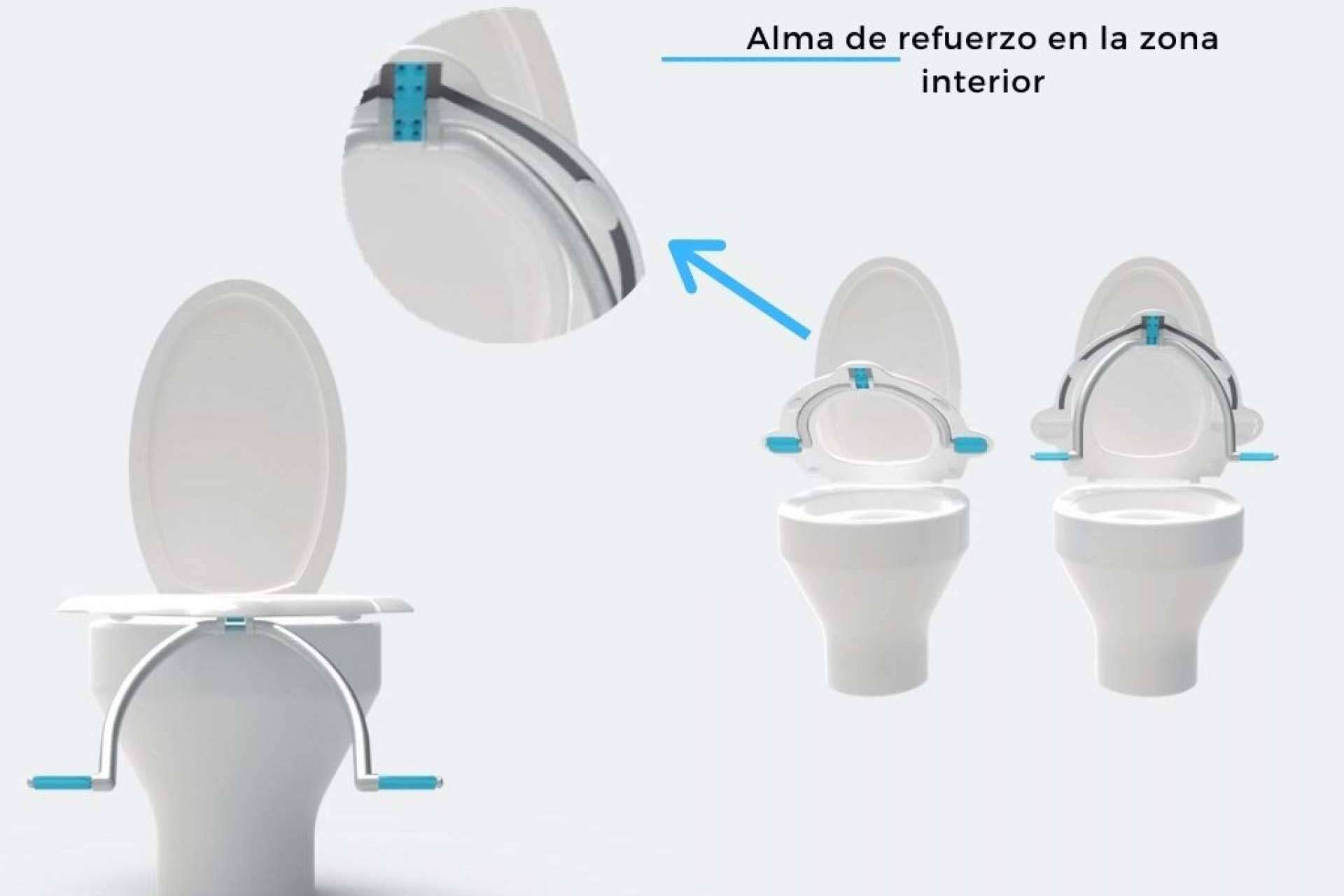 El nuevo diseño funcional para el inodoro que permite mantener una postura saludable, Rest Ring
