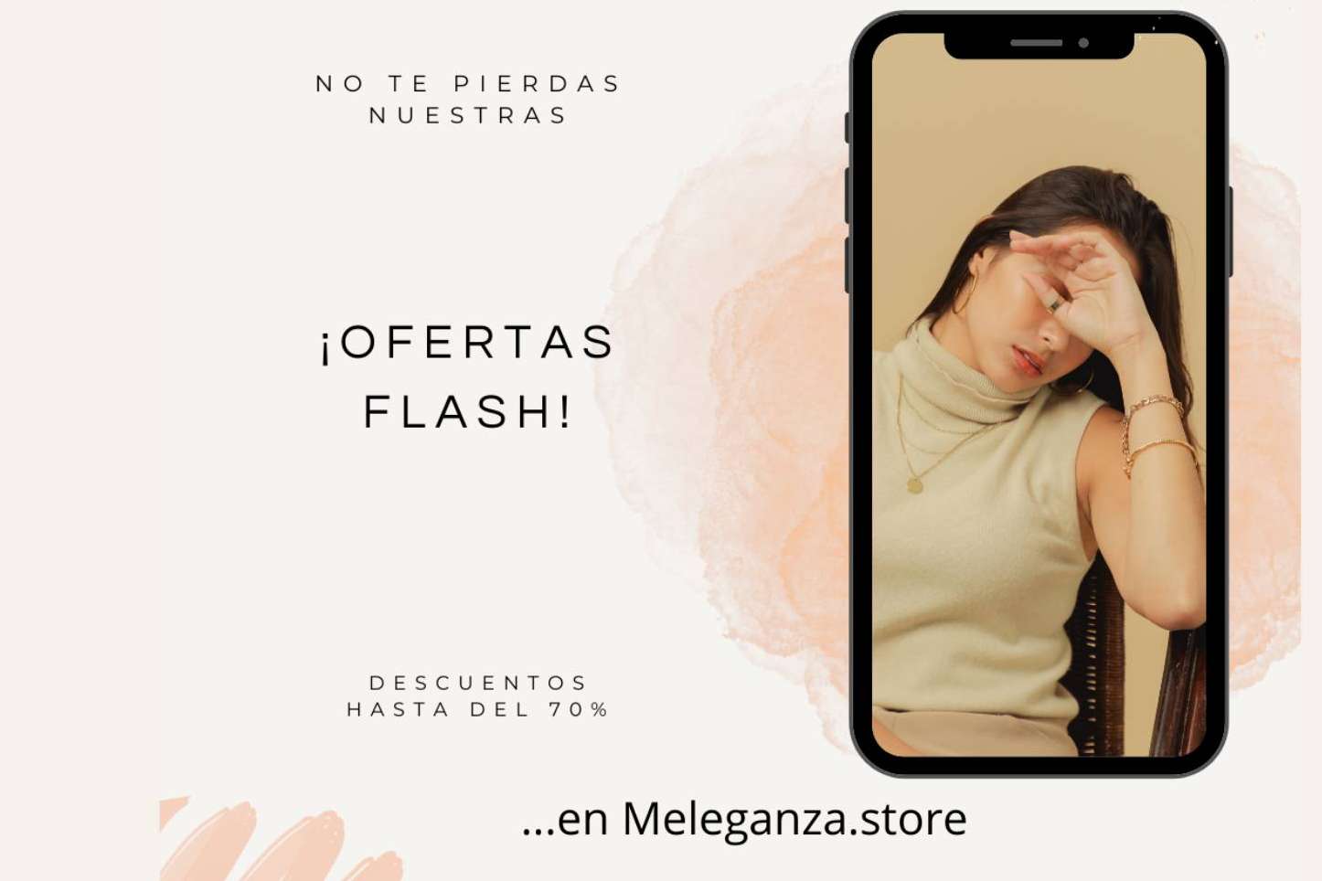 Las ofertas flash que ofrece Meleganza en ropa y accesorios de moda de primeras marcas