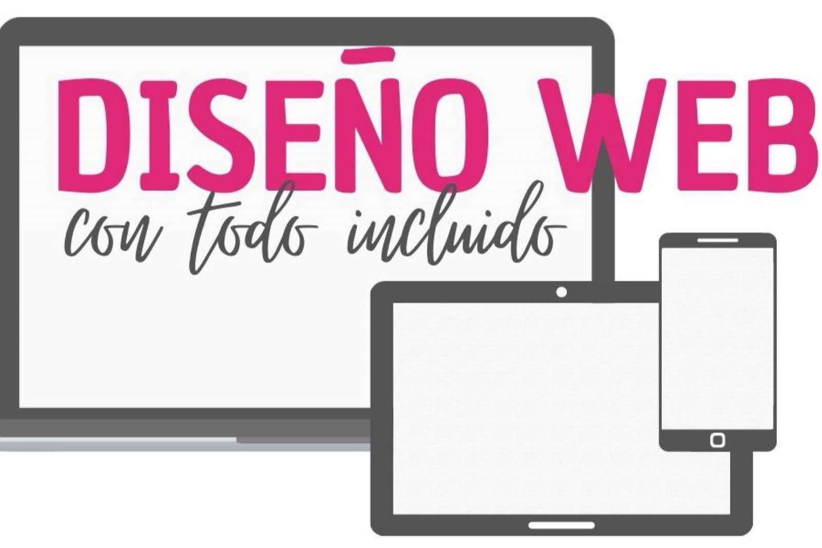 Un diseño web que incluye todo lo necesario