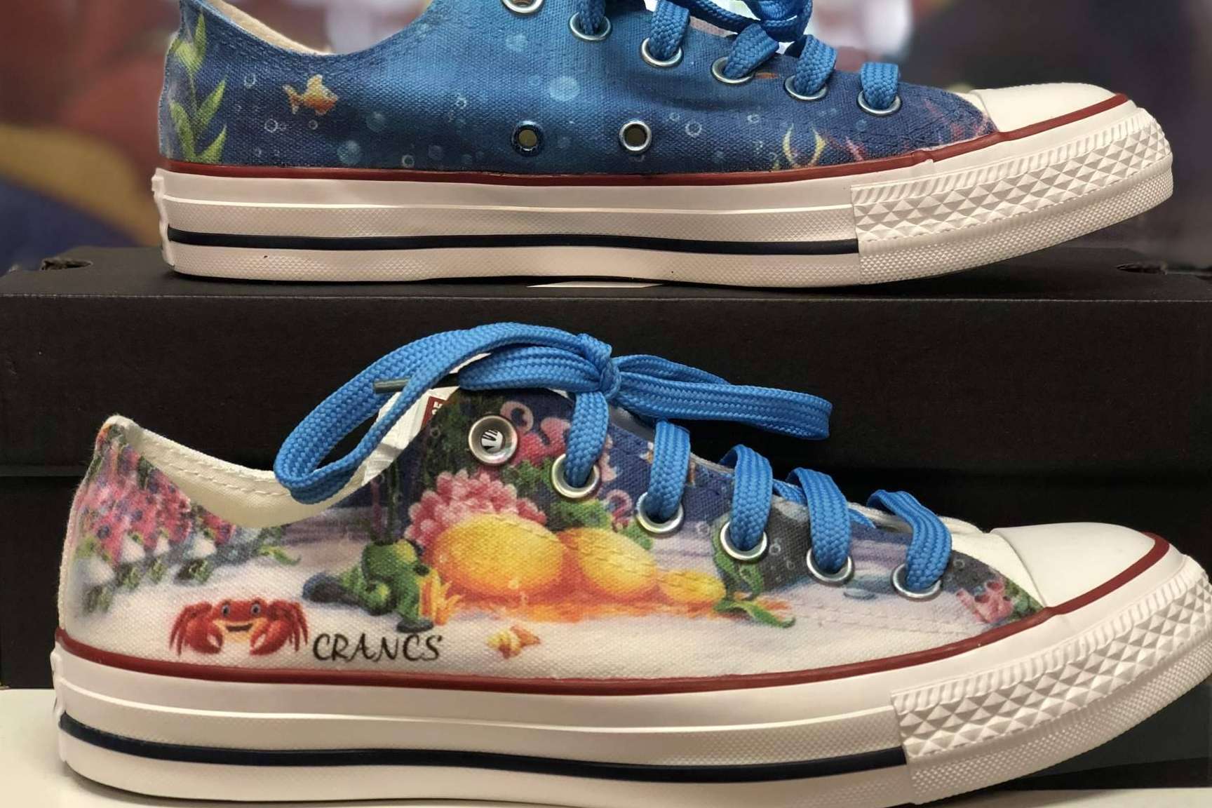 Las zapatillas personalizadas de AMM Aerografía