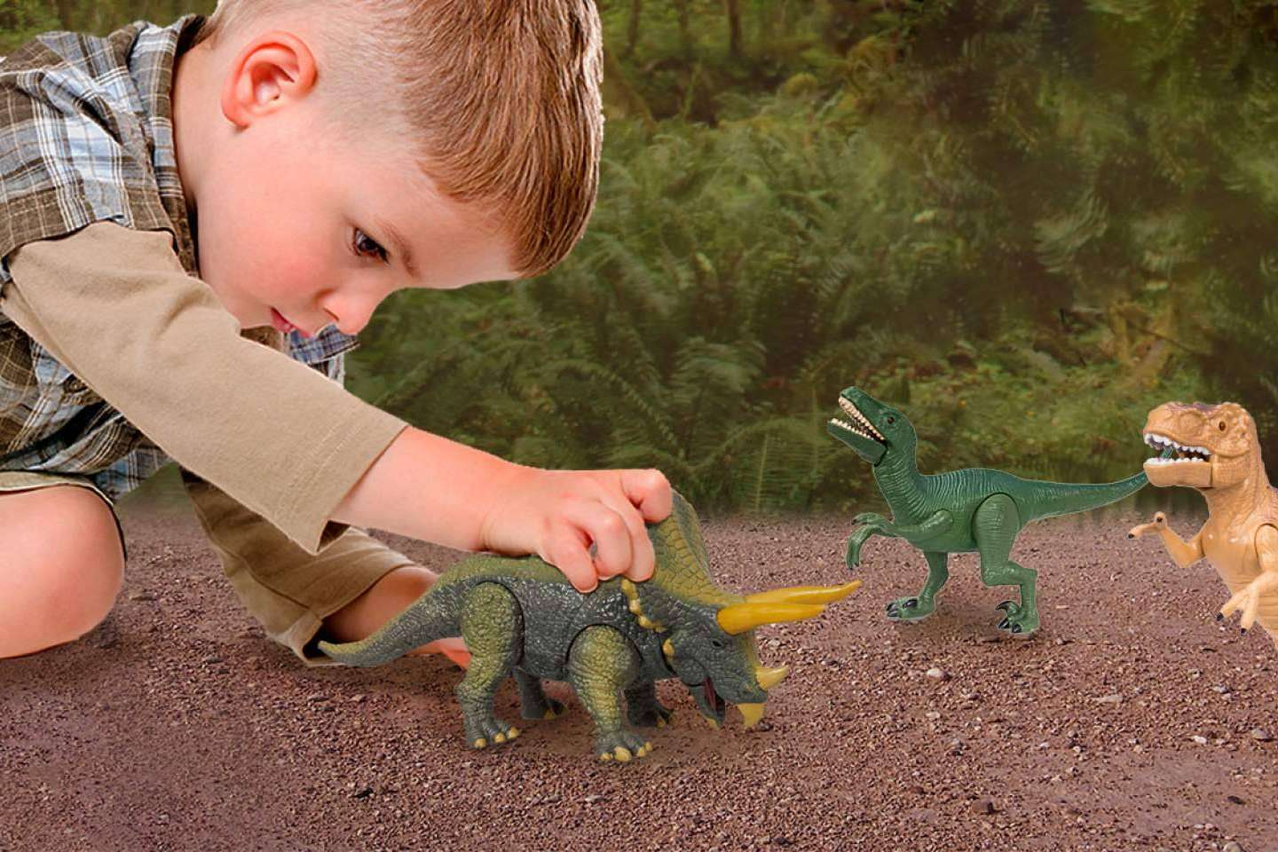 Worldbrands dispone de dinosaurios de juguete originales para niños y niñas