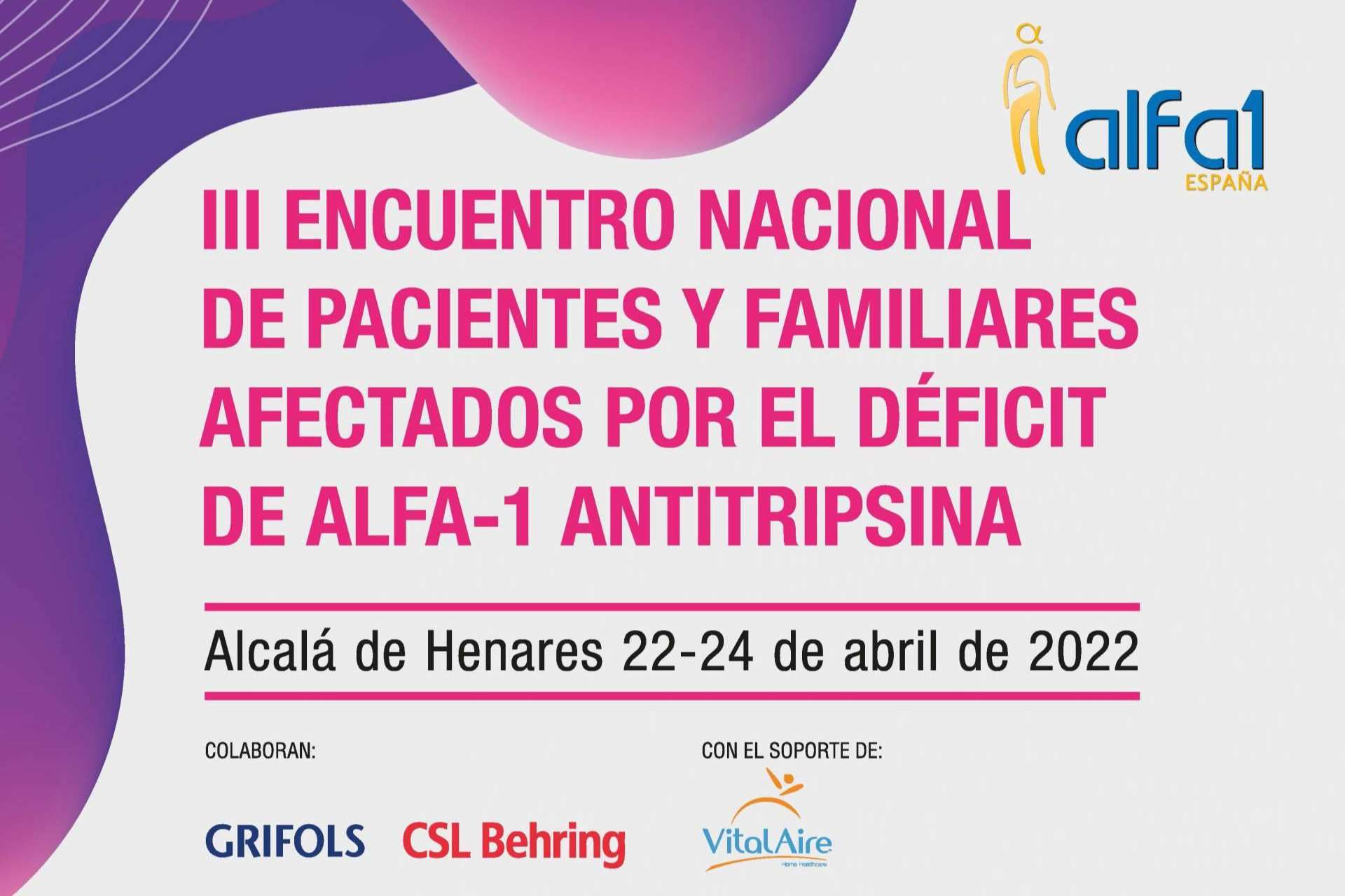 Alcalá de Henares acoge el Encuentro Nacional de Pacientes con Alfa-1 Antitripsina, el primero después de la pandemia