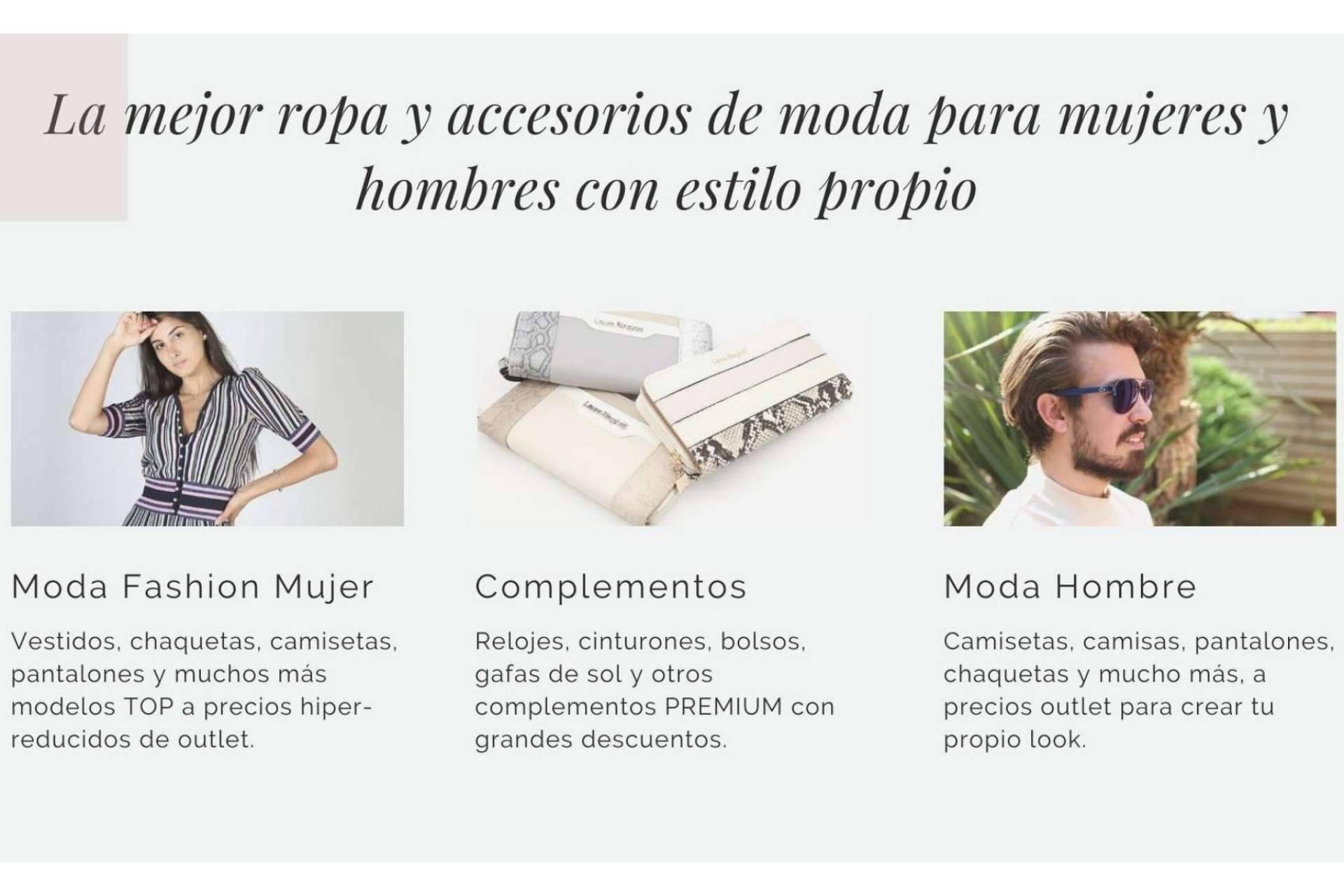 Ropa y accesorios de marca en el outlet online Meleganza