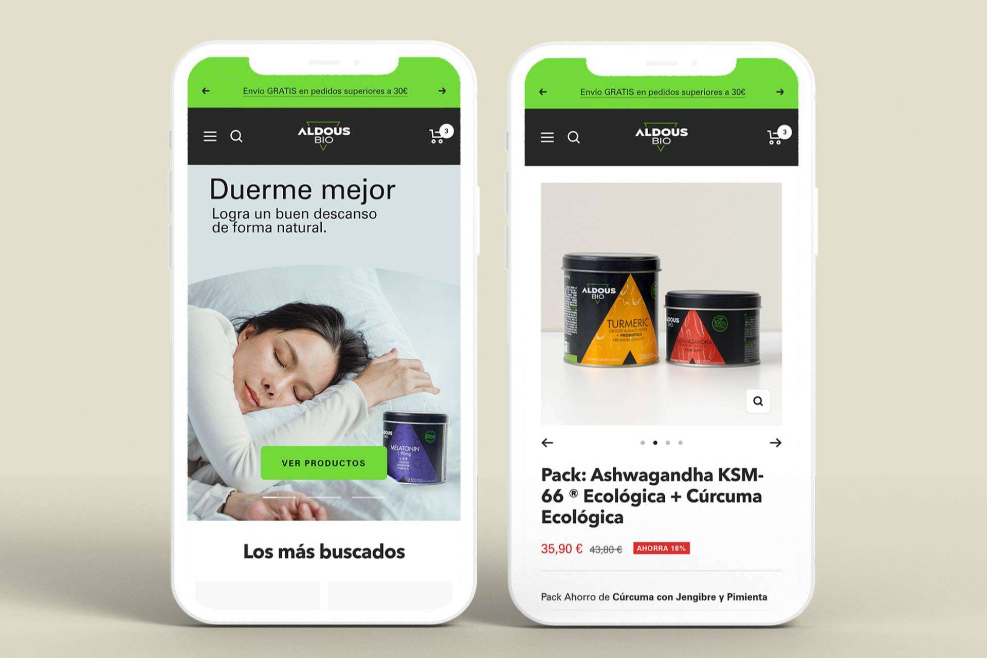 Aldous Bio estrena nueva web para aumentar su conversión y comunidad de usuarios