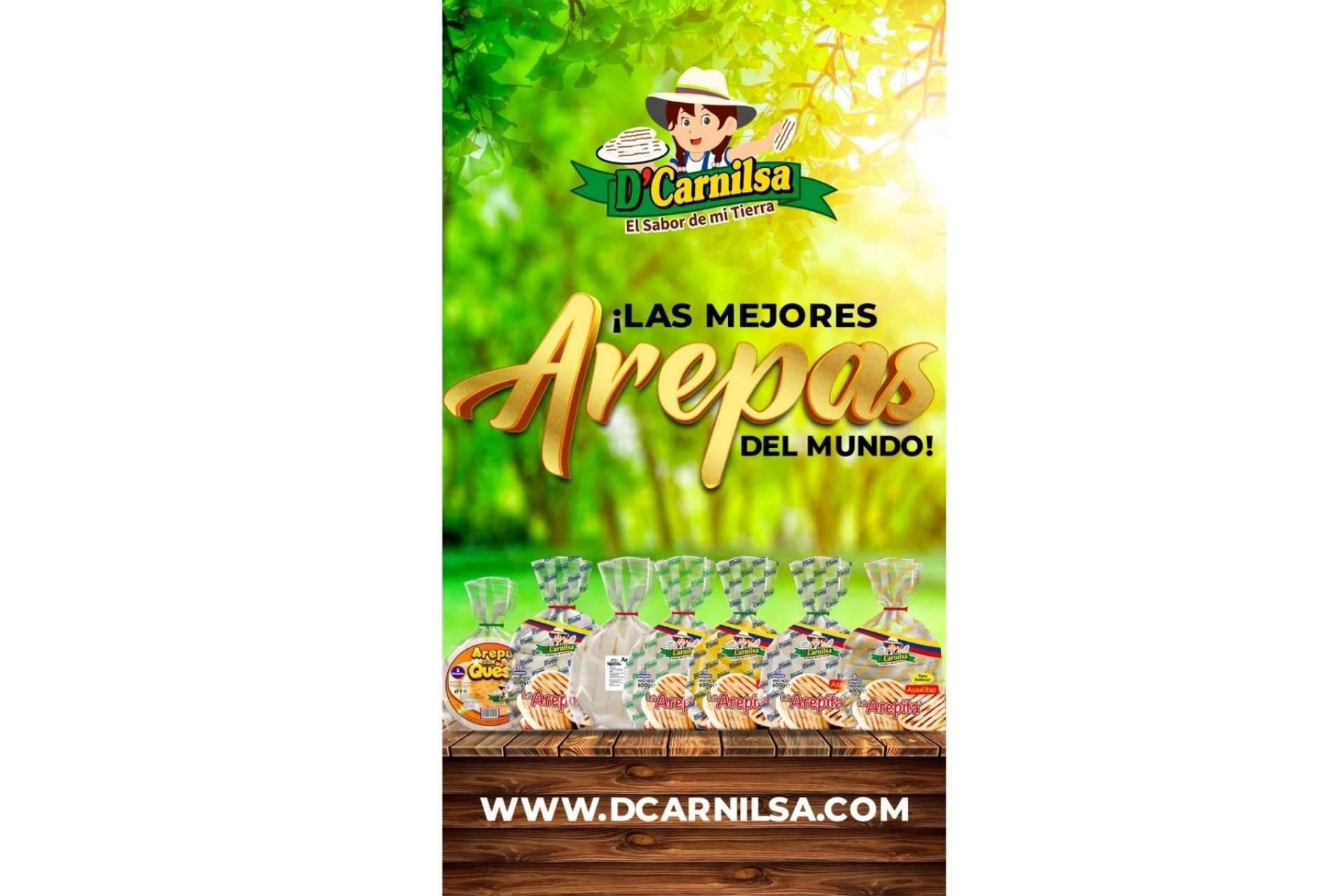 El verdadero sabor colombiano y venezolano con las arepas de D'Carnilsa