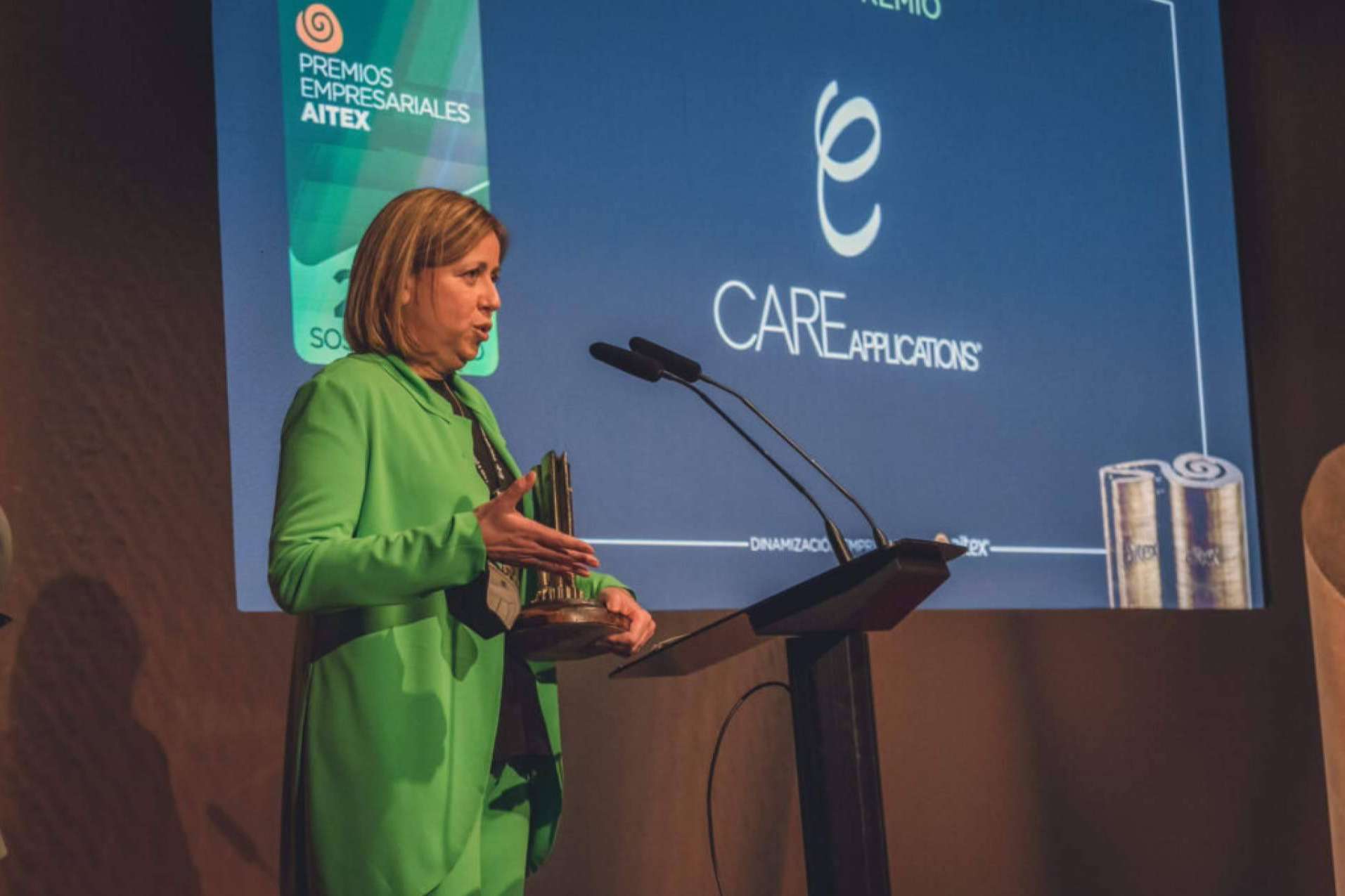 La cuarta edición de los Premios Empresariales AITEX premia a Care Applications con el Premio AITEX a la Sostenibilidad