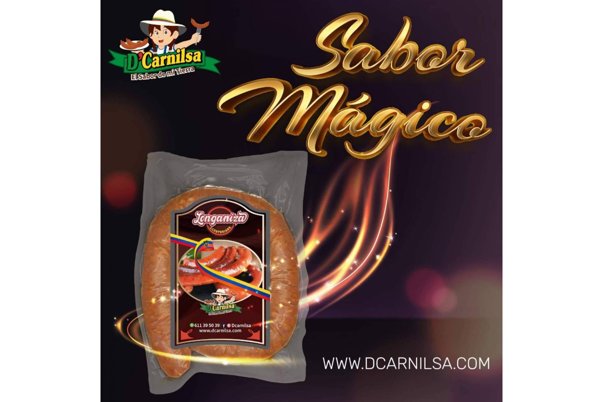 La empresa fabricante de alimentos D’Carnilsa elabora longaniza ecuatoriana desde España para toda Europa