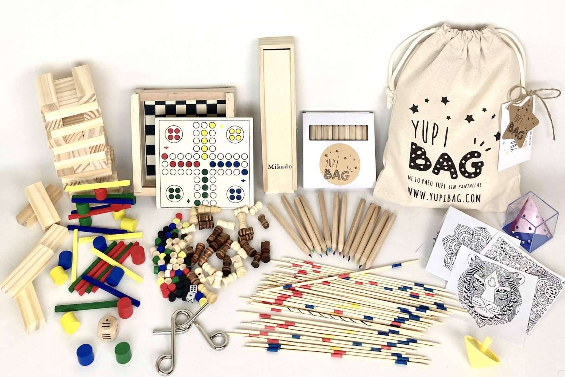 YupiBag y su bolsa de juguetes para niños más pequeña para regalar