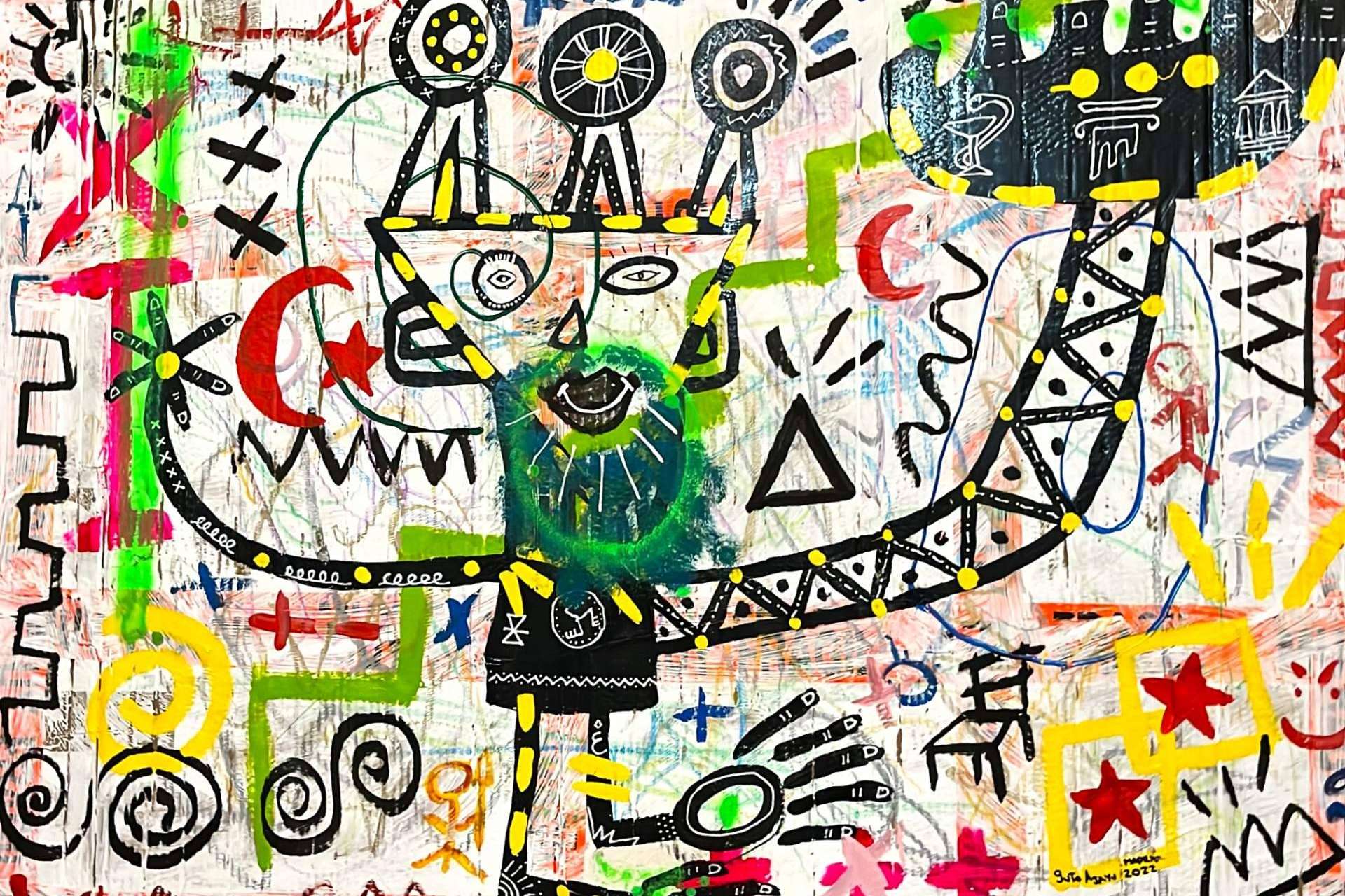 Guto Ajayu, la intuición para crear arte con materiales muy distintos