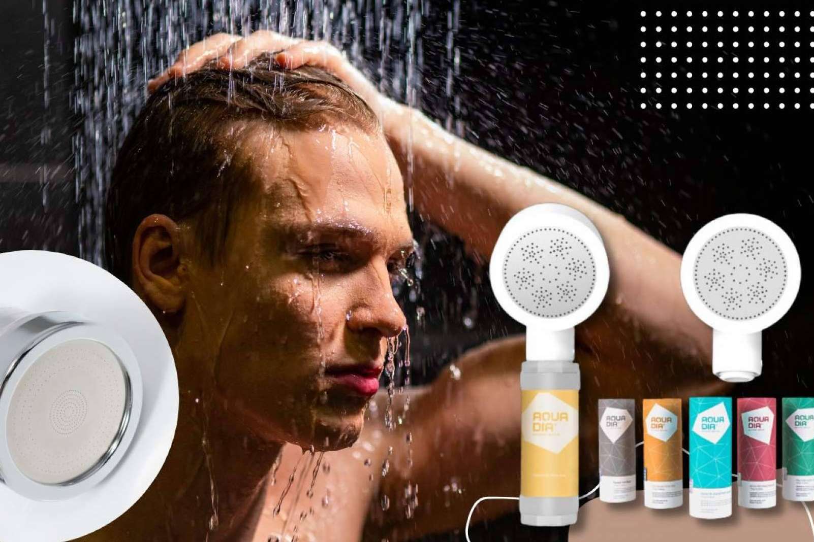 Los filtros universales para ducha con aromaterapia Beyond Water