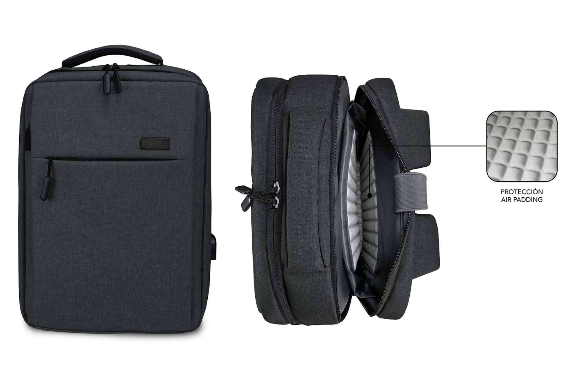 SUBBLIM ofrece mochilas para llevar el ordenador portátil de un lado a otro de forma segura y cómoda