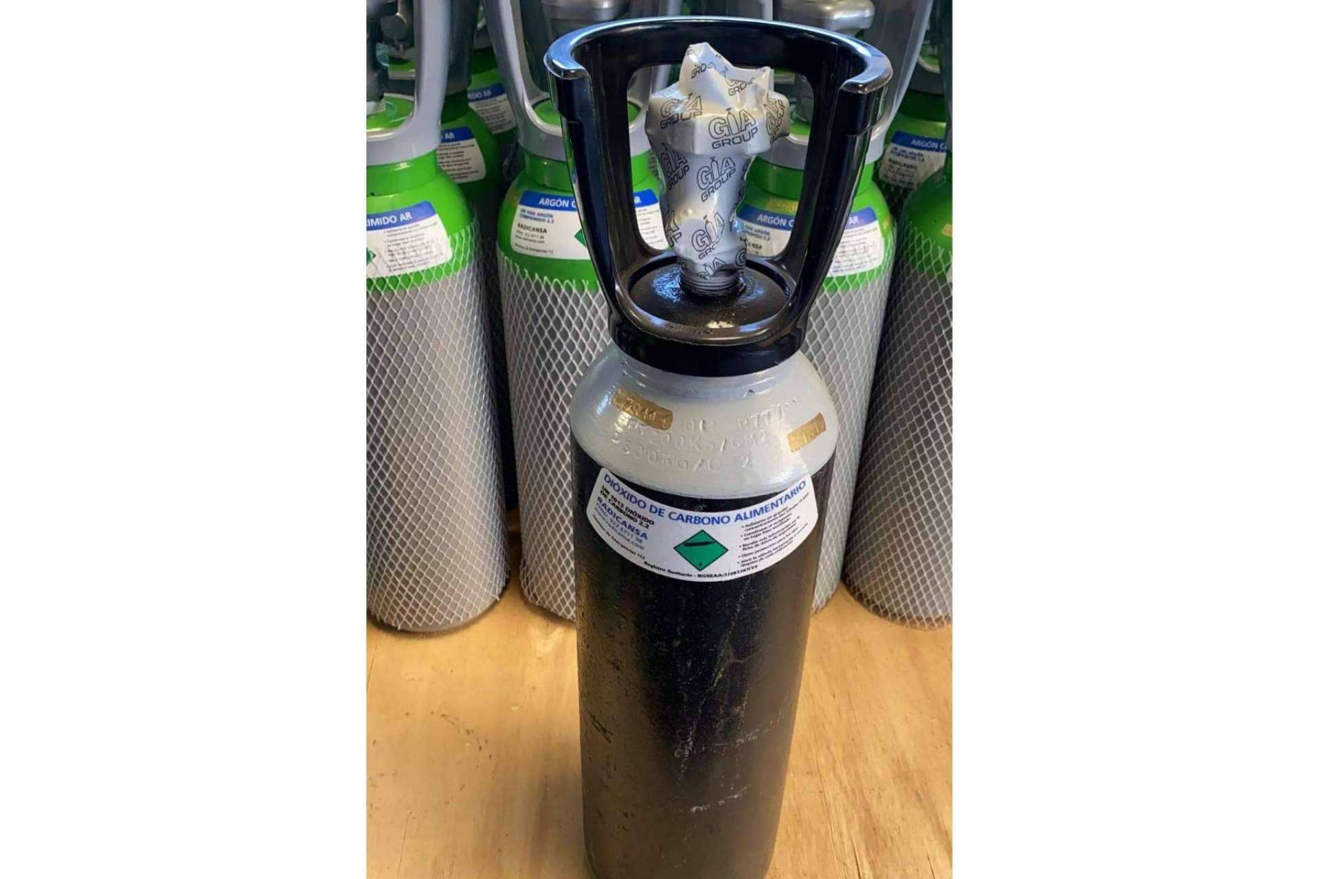Botellas de CO₂ para la presurización de barriles en el sector de la hostelería