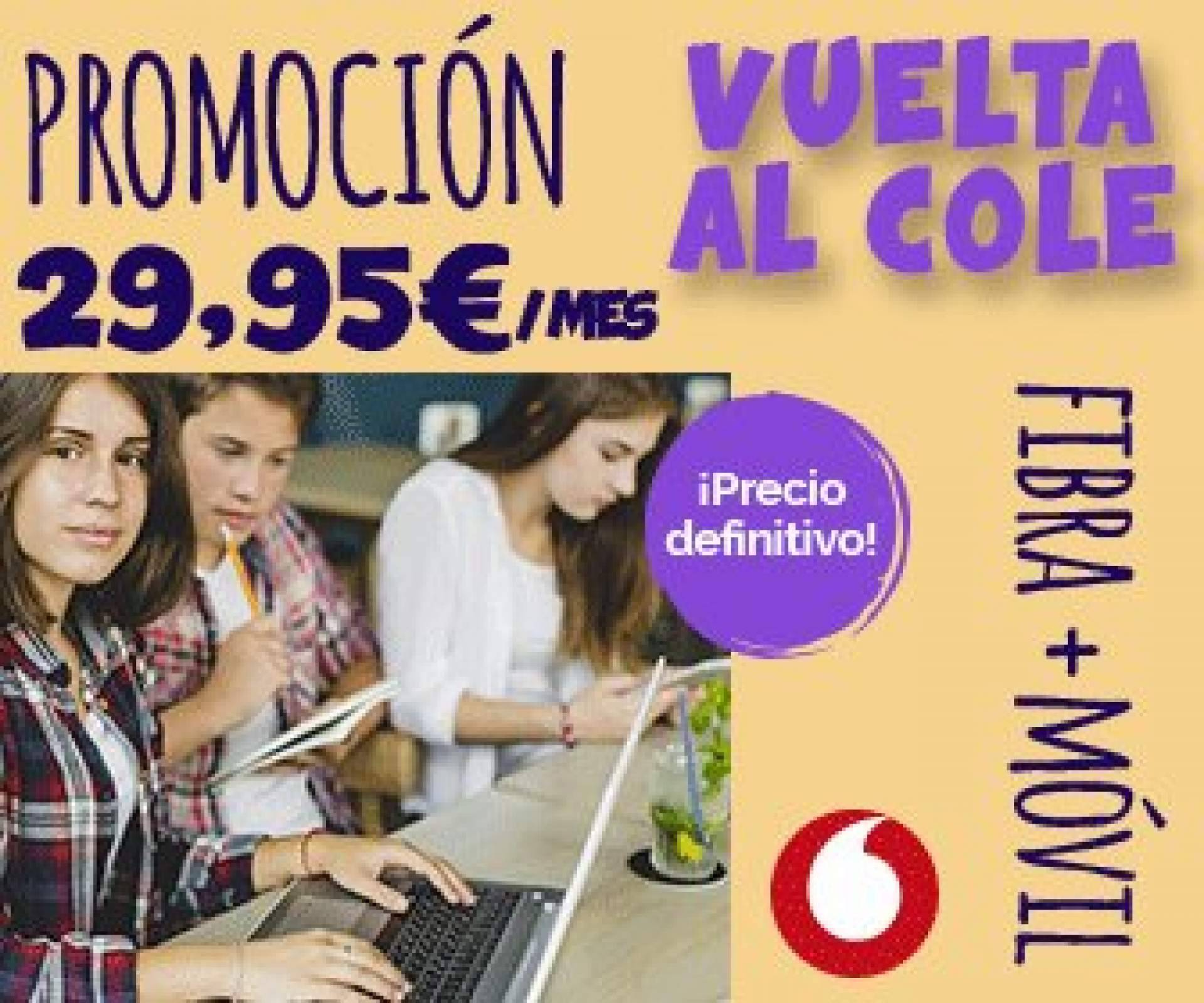 Las promociones de Vodafonedistribuidor.es para la 'Vuelta al cole'