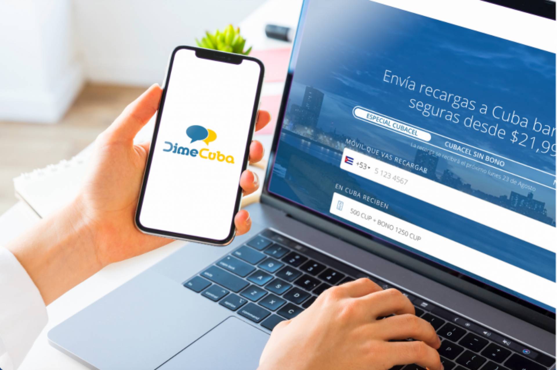 Recargas a Cuba de forma simple, rápida y gratuita, con DimeCuba