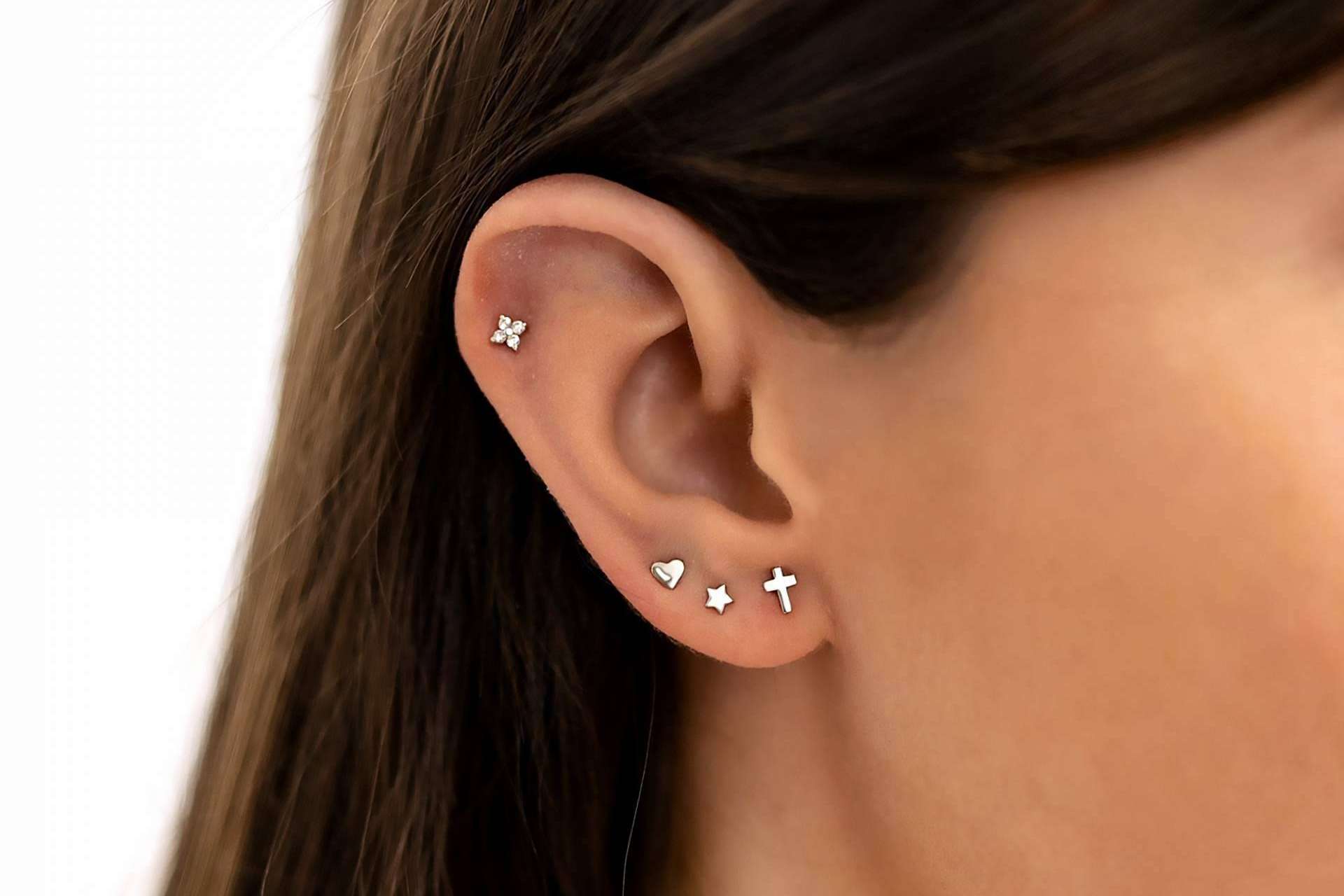 Pendientes minis para crear looks versátiles, en Le Petite Marie