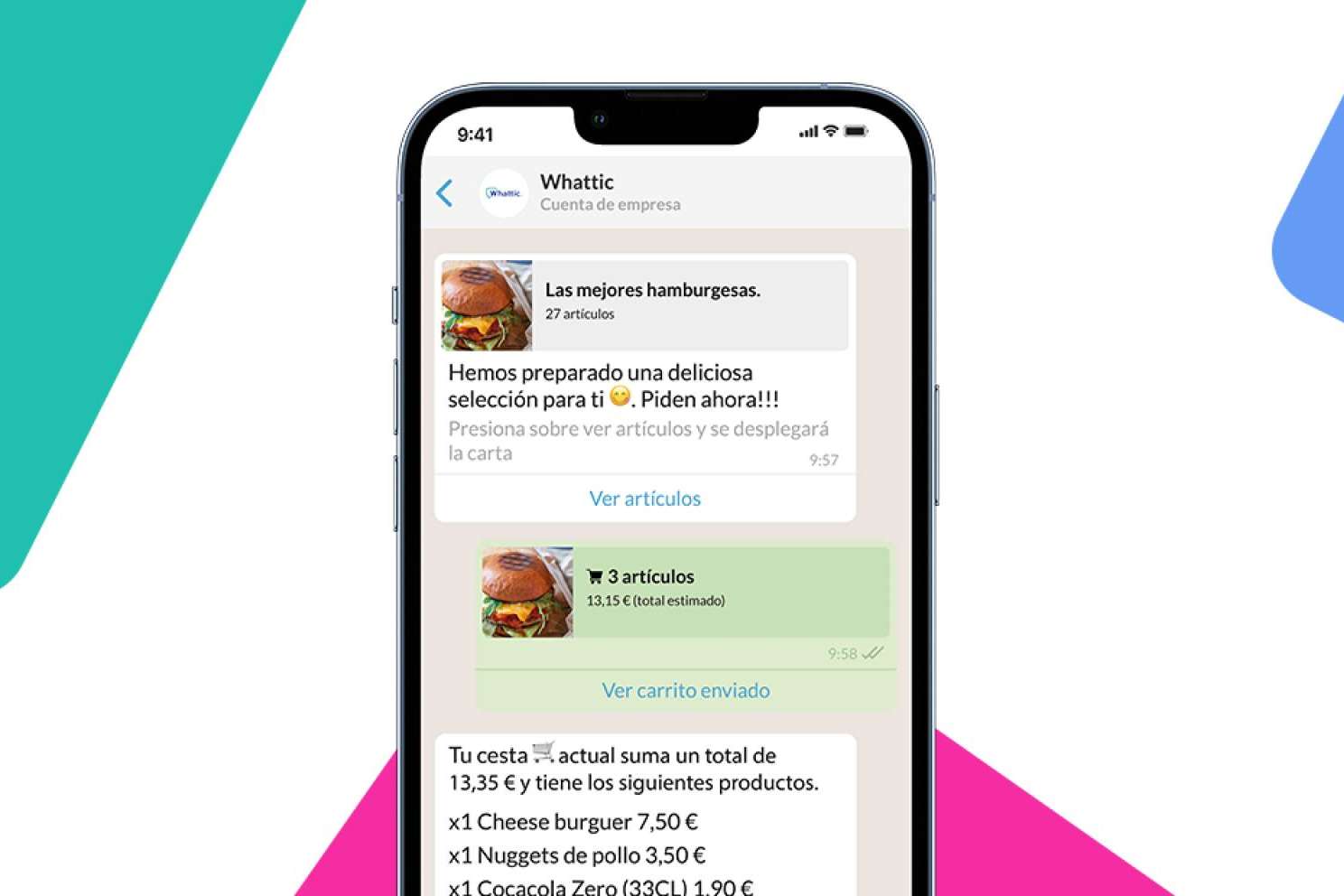Whattic, el sistema de pedidos online, ahora también disponible en WhatsApp