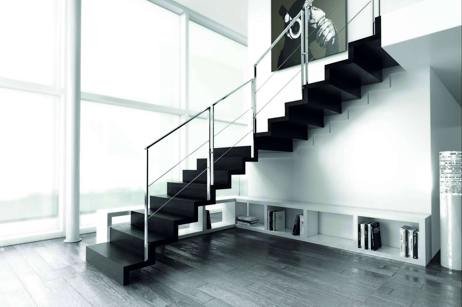 Aprovechar las escaleras en la decoración navideña con estos consejos útiles