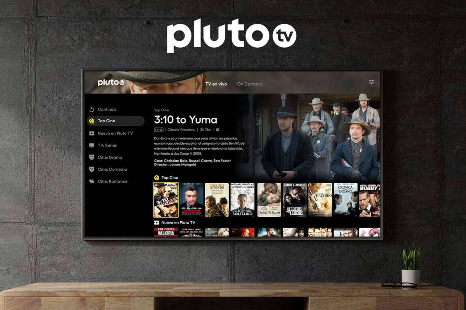Inauguración de Pluto TV en Italia