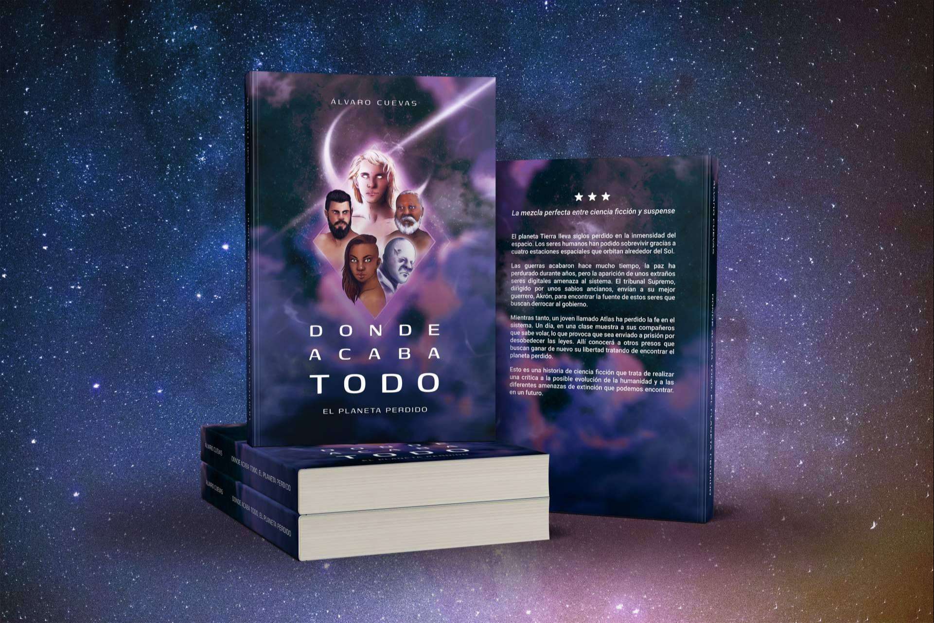 Álvaro Cuevas presenta 'Donde acaba todo', la novela de ciencia ficción con un mensaje crítico a la sociedad